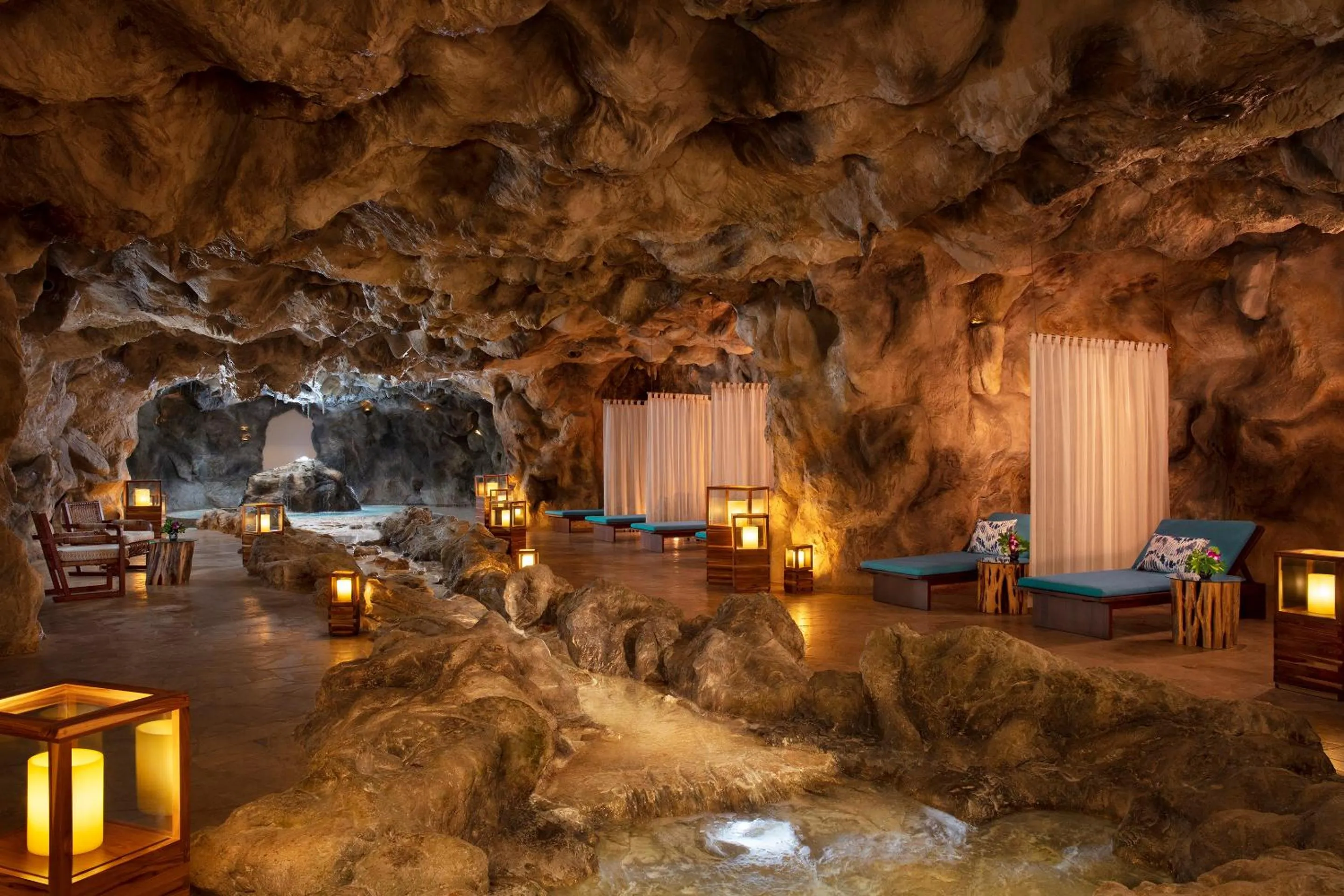 Hot Spring Bath in Dreams Natura Resort & Spa - All Inclusive