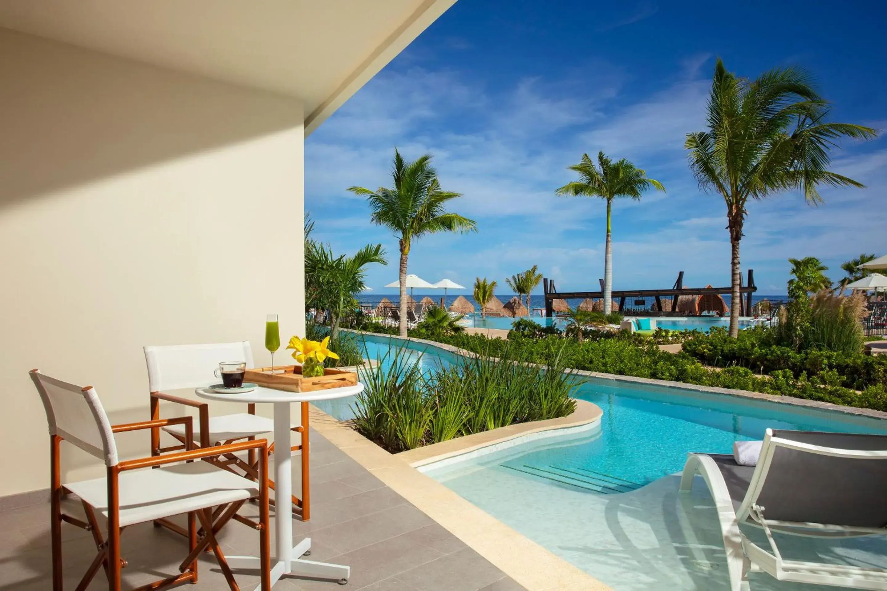 Preferred Club Junior Suite Swim Out - Double Beds in Dreams Natura Resort & Spa - All Inclusive Preferred Club Junior Suite Swim Out - Double Beds in Dreams Natura Resort & Spa - All Inclusive