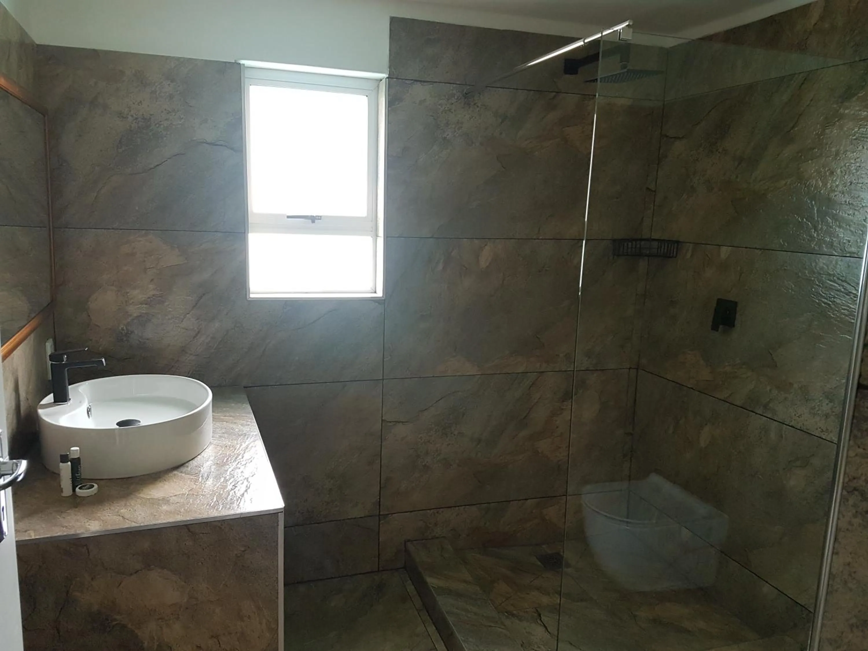 Shower in The Mountains