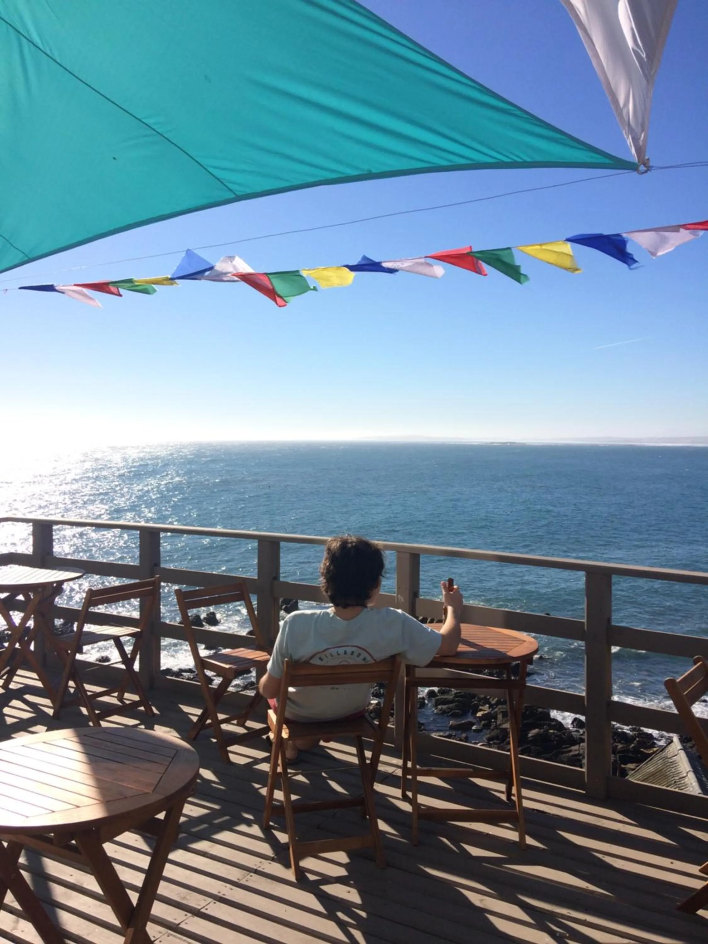 Balcony/Terrace in Bahía Luz Hostal