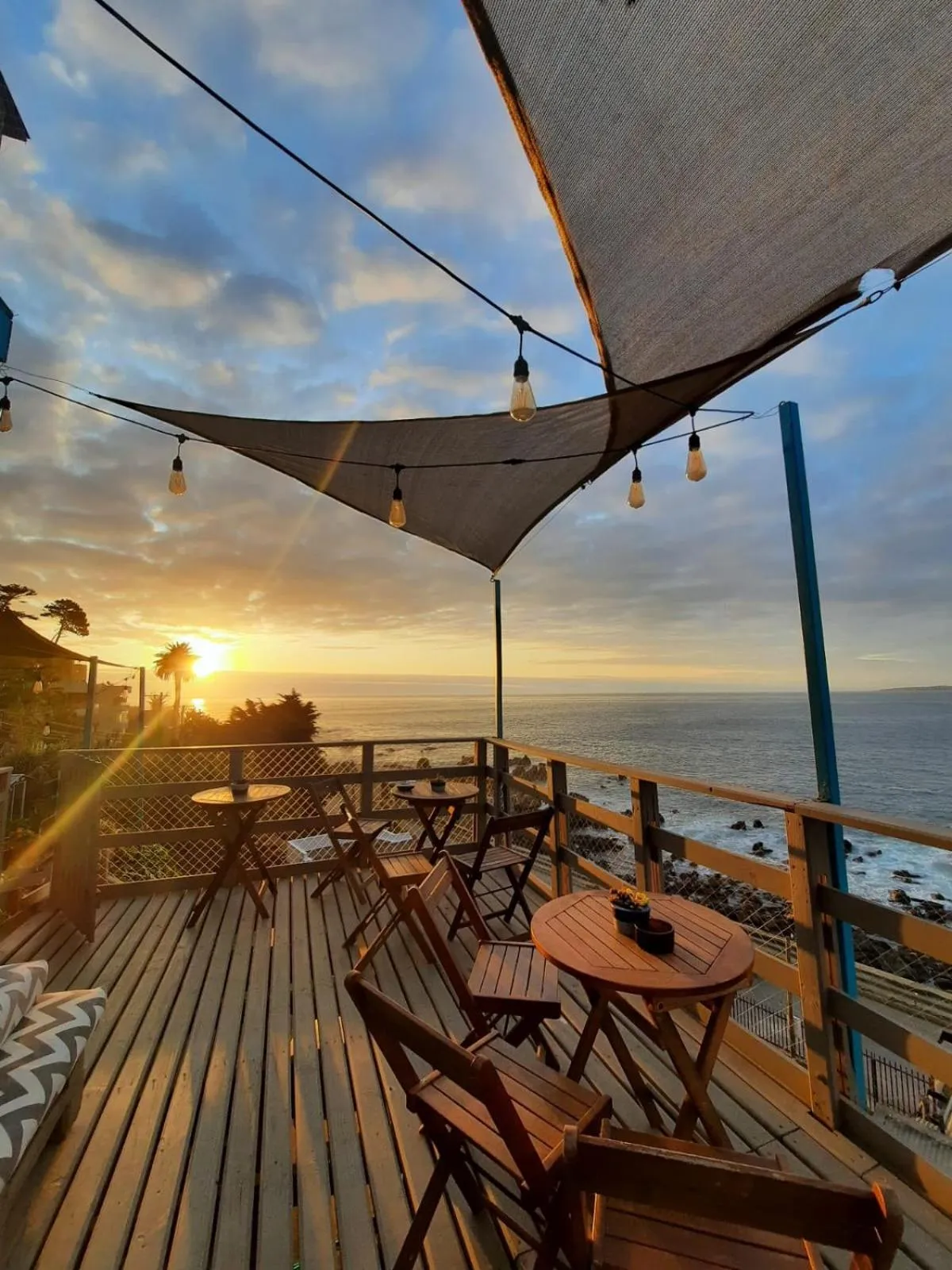 Balcony/Terrace in Bahía Luz Hostal