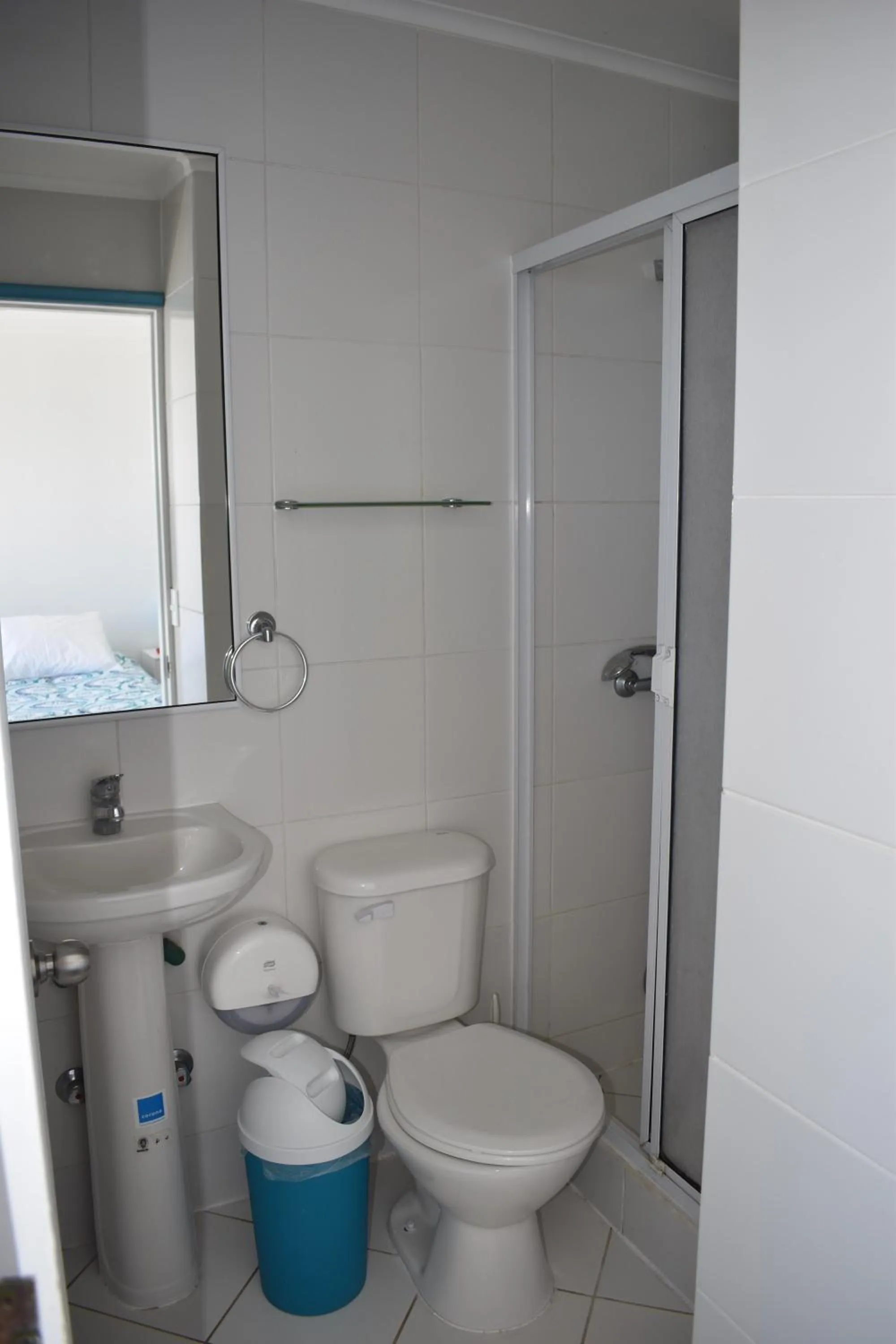 Toilet in Bahía Luz Hostal