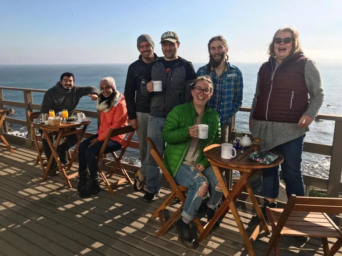 Balcony/Terrace in Bahía Luz Hostal