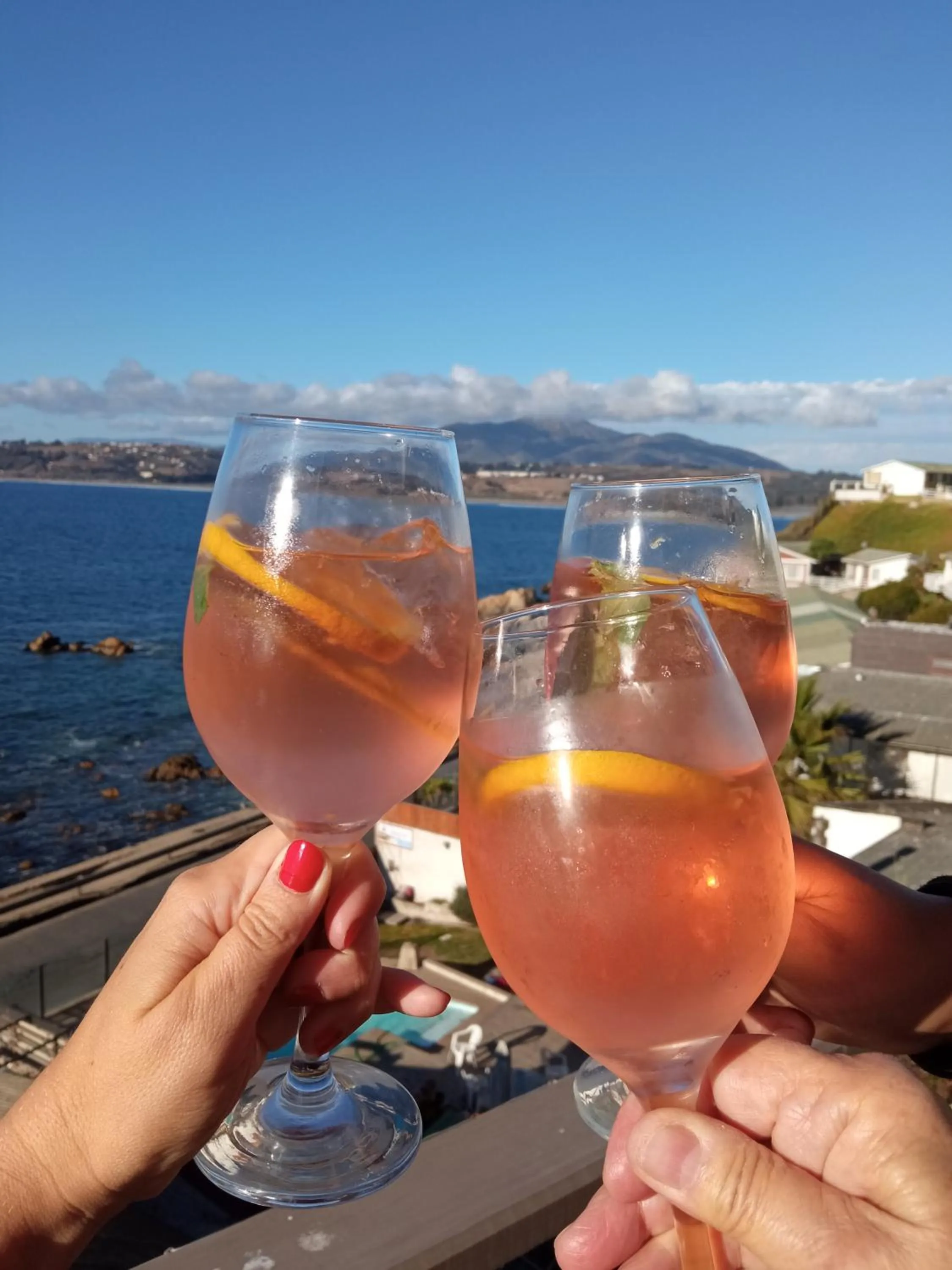 Balcony/Terrace in Bahía Luz Hostal