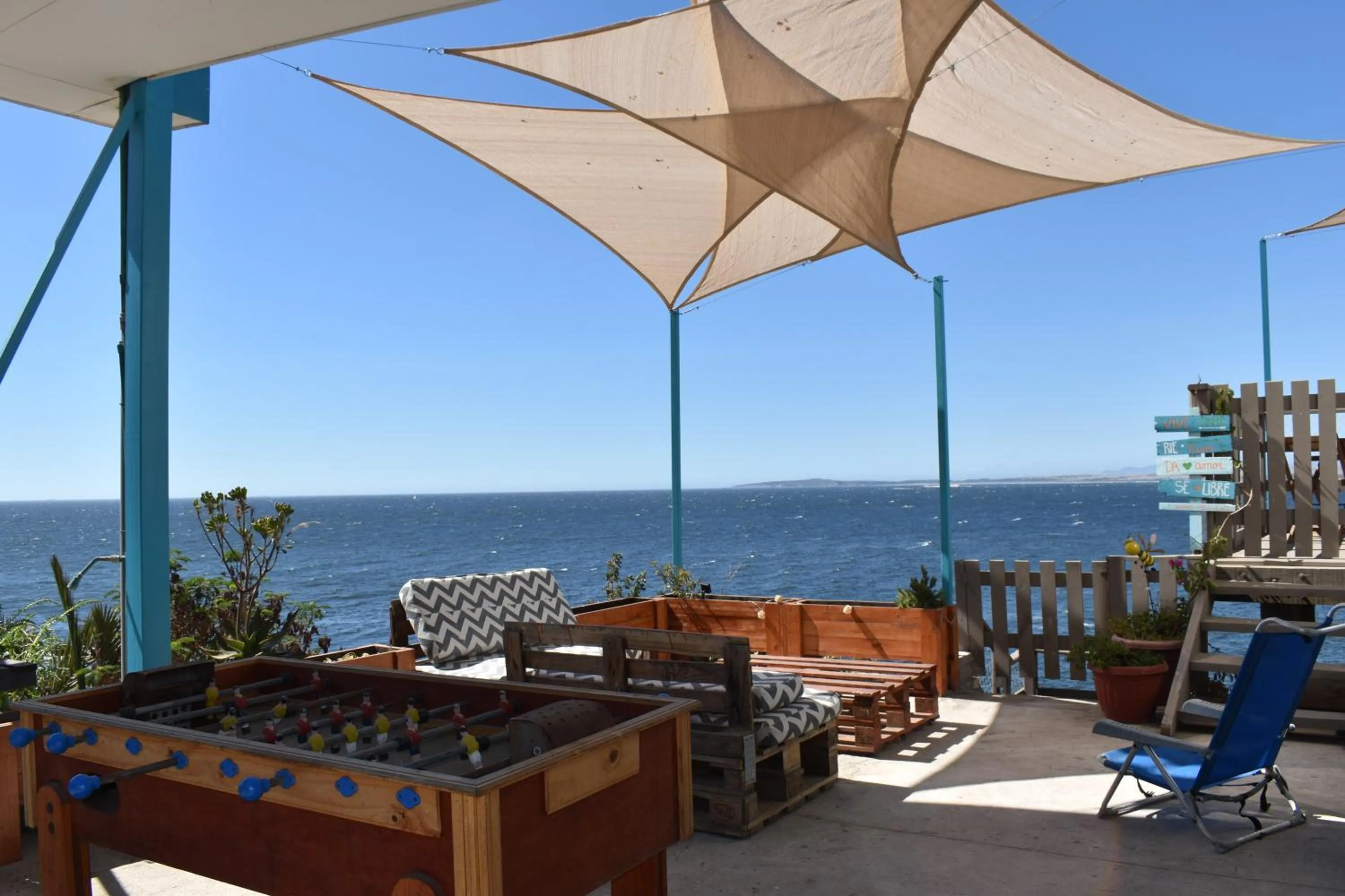 Balcony/Terrace in Bahía Luz Hostal