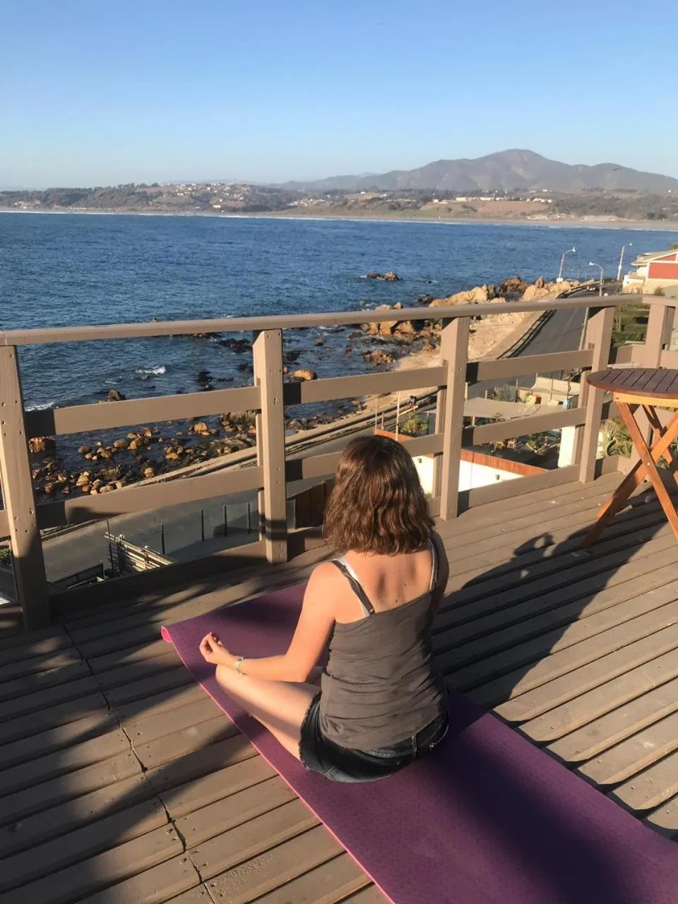 Balcony/Terrace in Bahía Luz Hostal