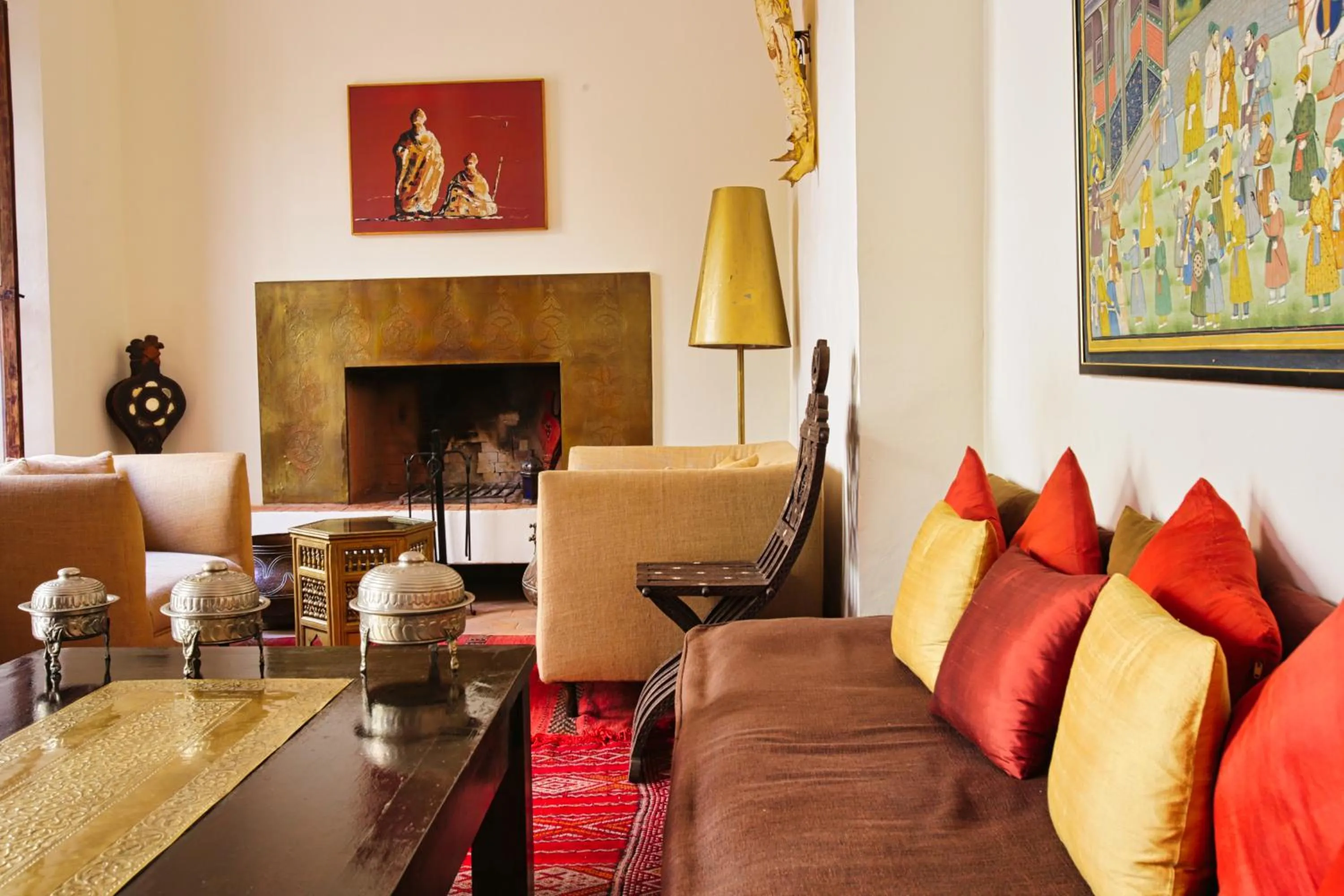 Living room in Riad du Ciel Marrakech