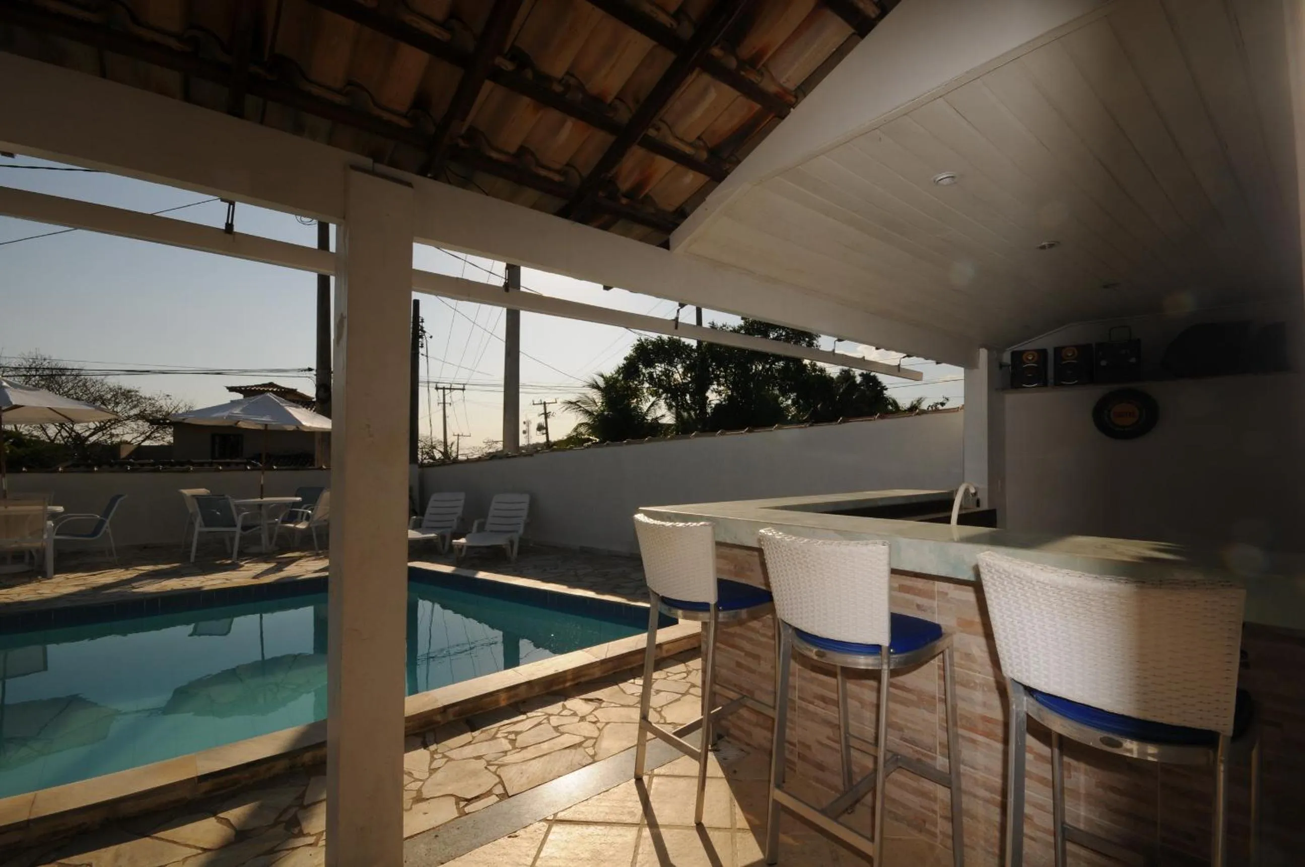 Lounge or bar in Pousada Três Pescadores