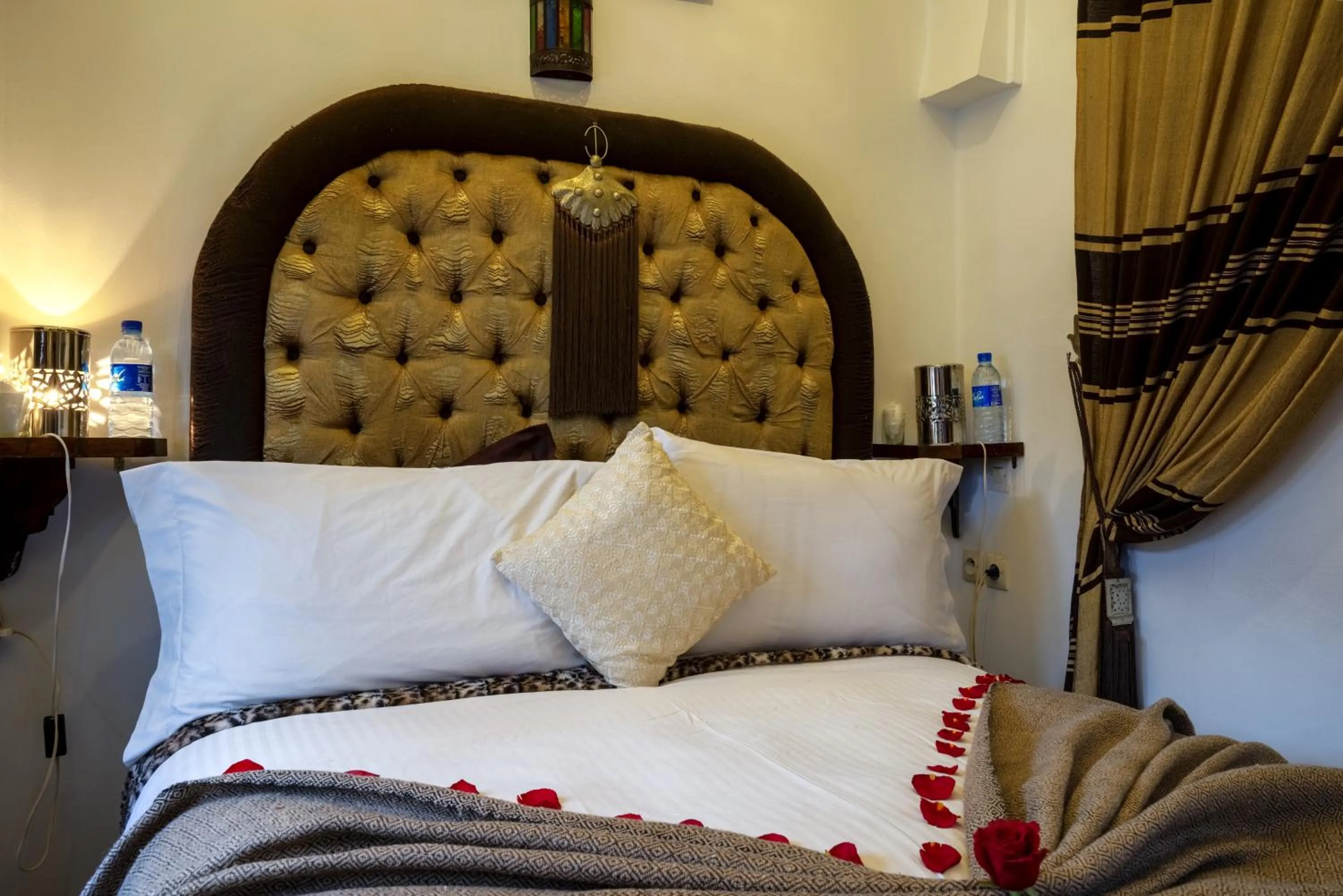 Bed in Riad Anabel