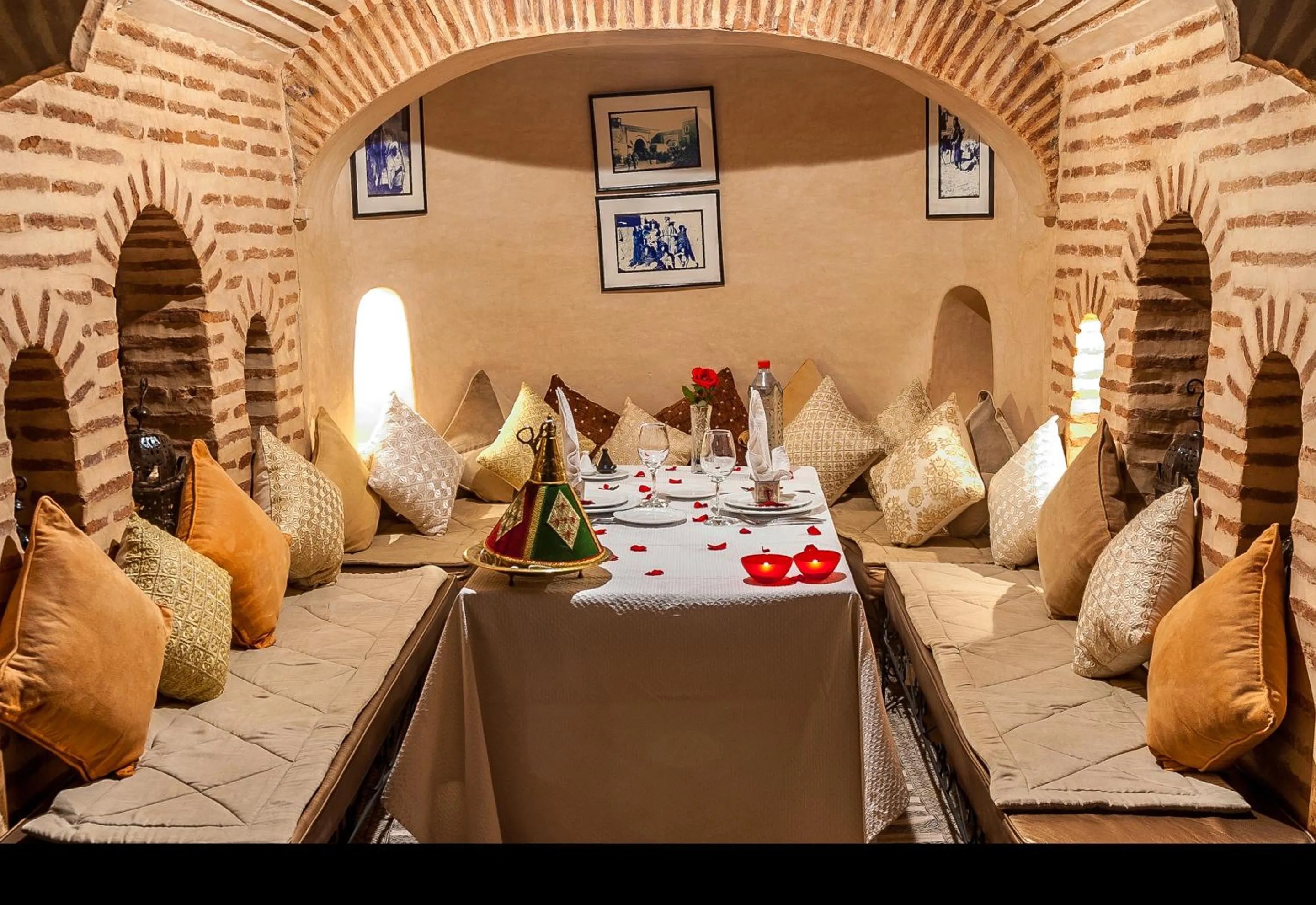 Dining area in Riad Anabel