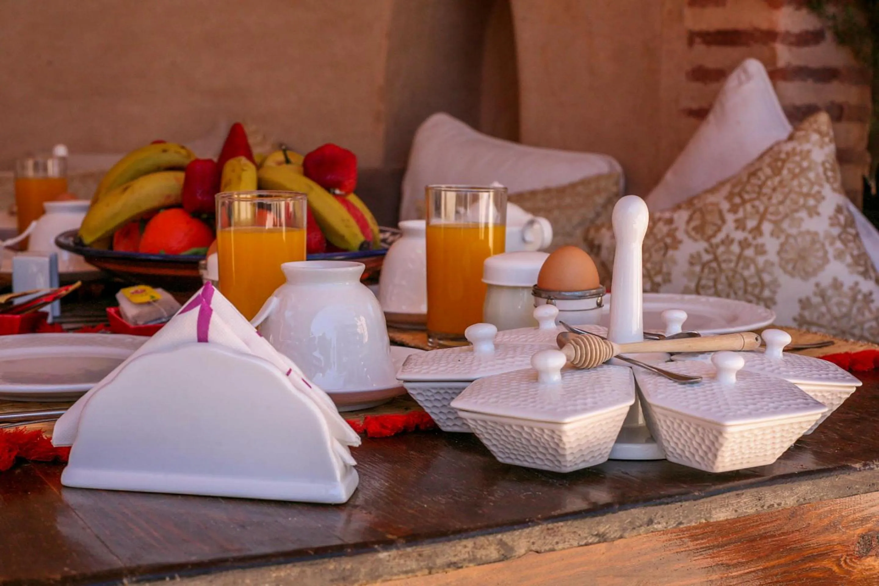 Dining area in Riad Anabel