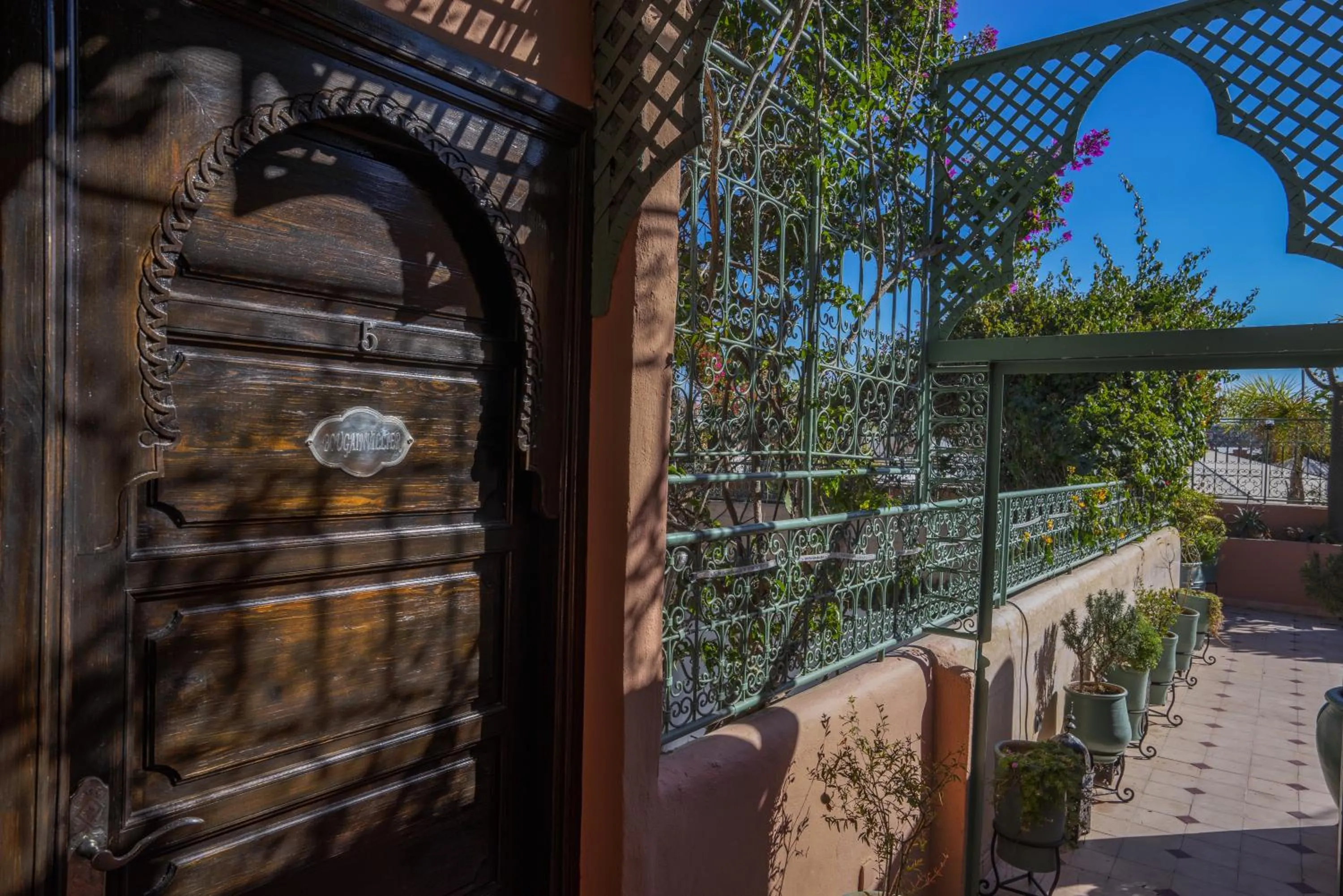 Balcony/Terrace in Riad Anabel