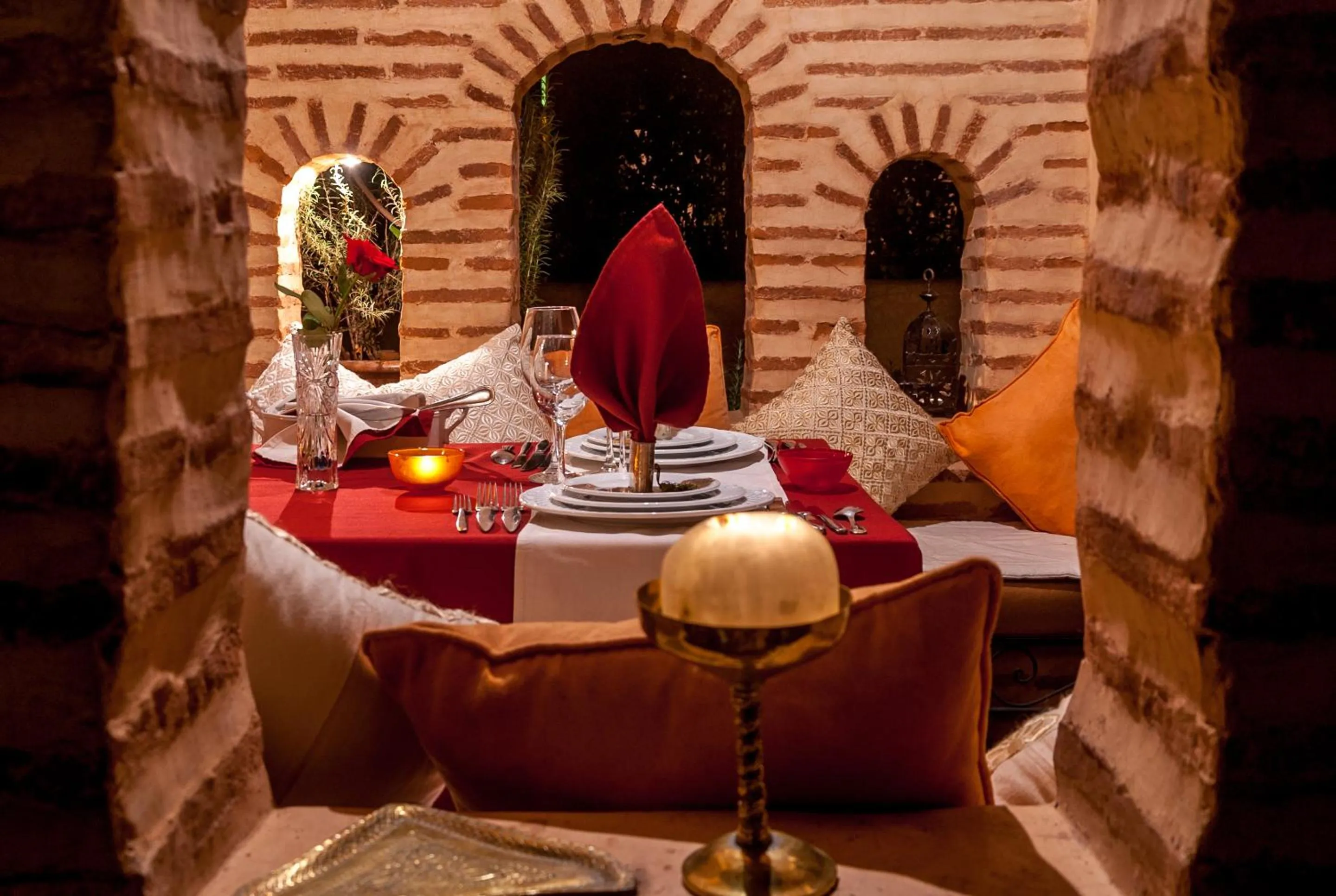 Dining area in Riad Anabel