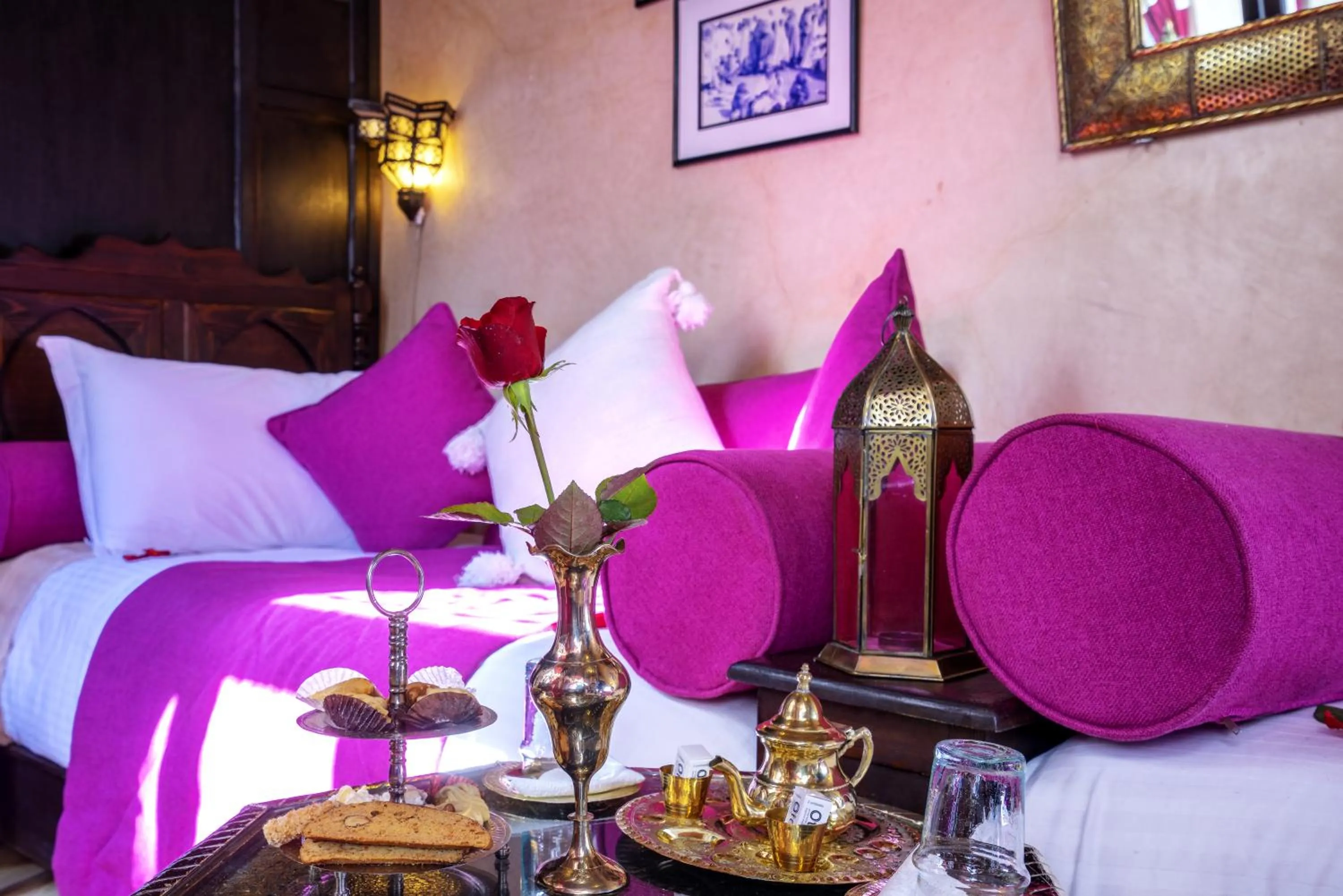 Bedroom, Bed in Riad Anabel