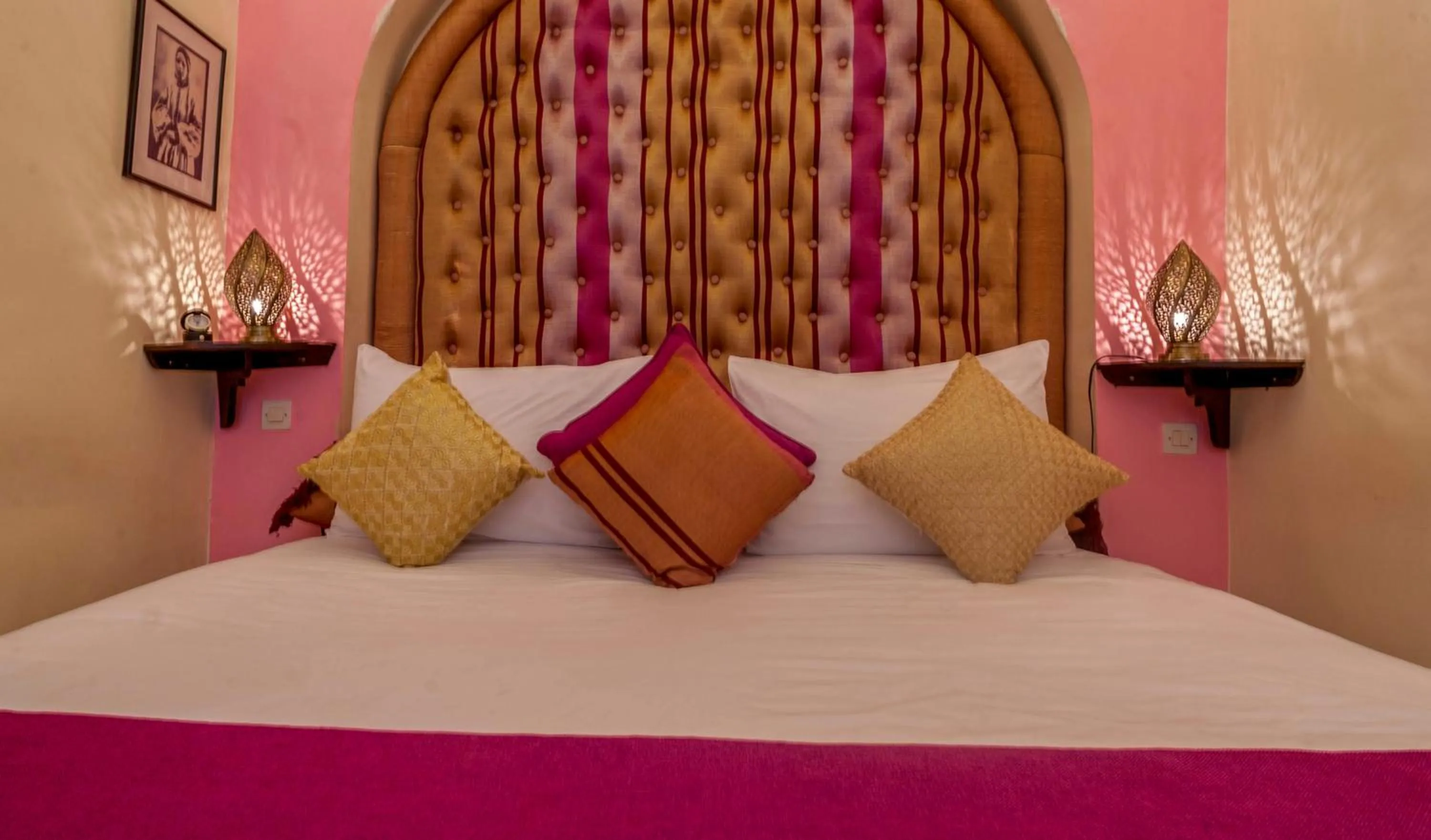 Bed in Riad Anabel