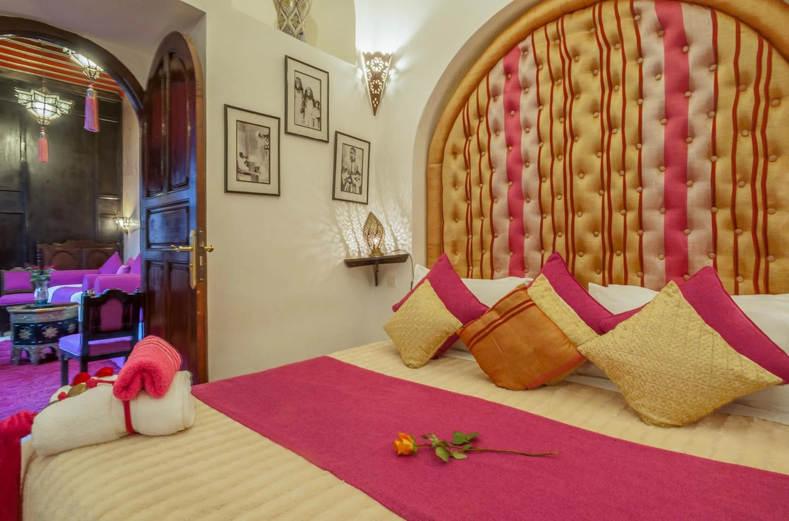 Photo of the whole room, Bed in Riad Anabel