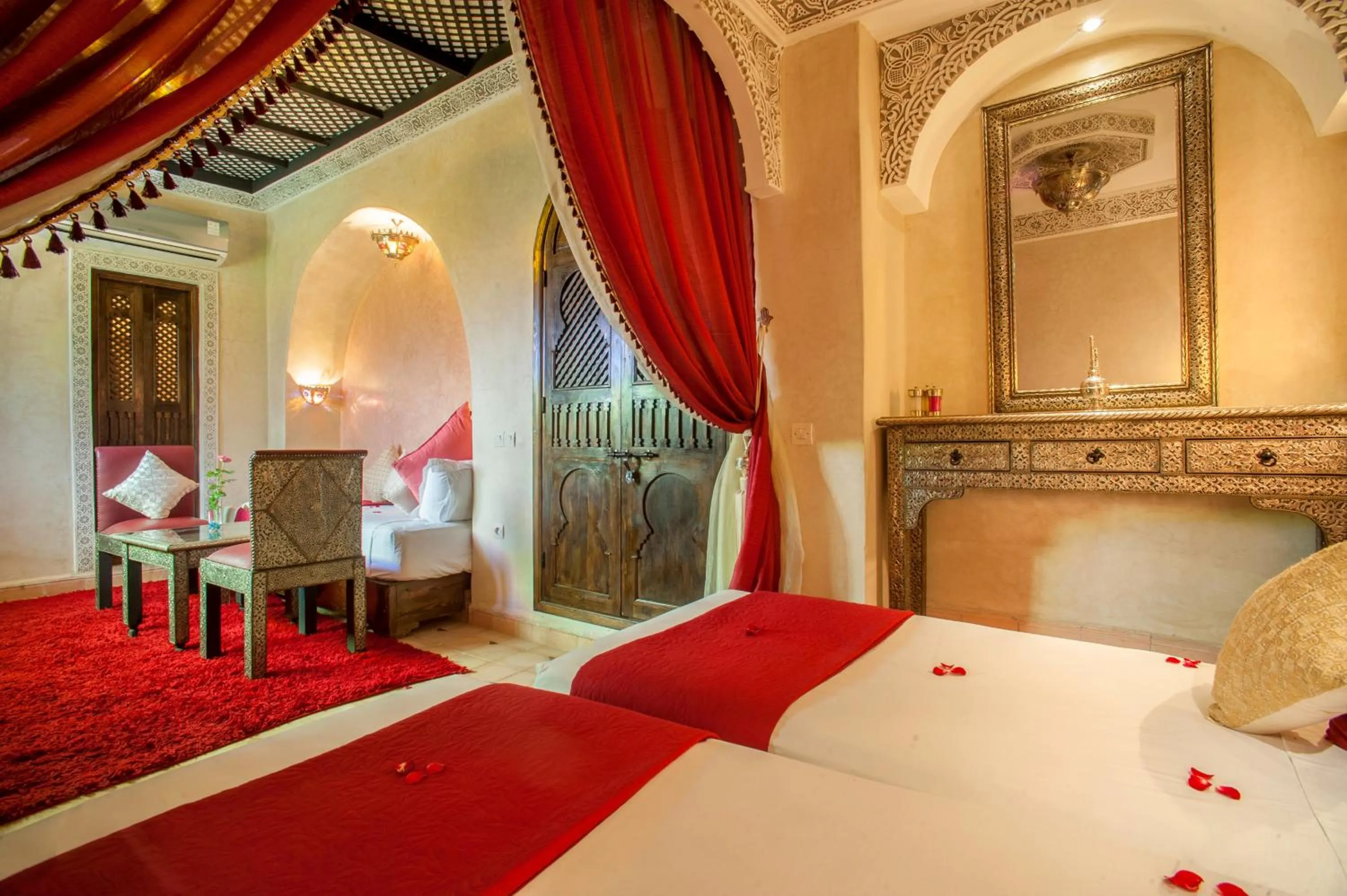 Bed in Riad Anabel