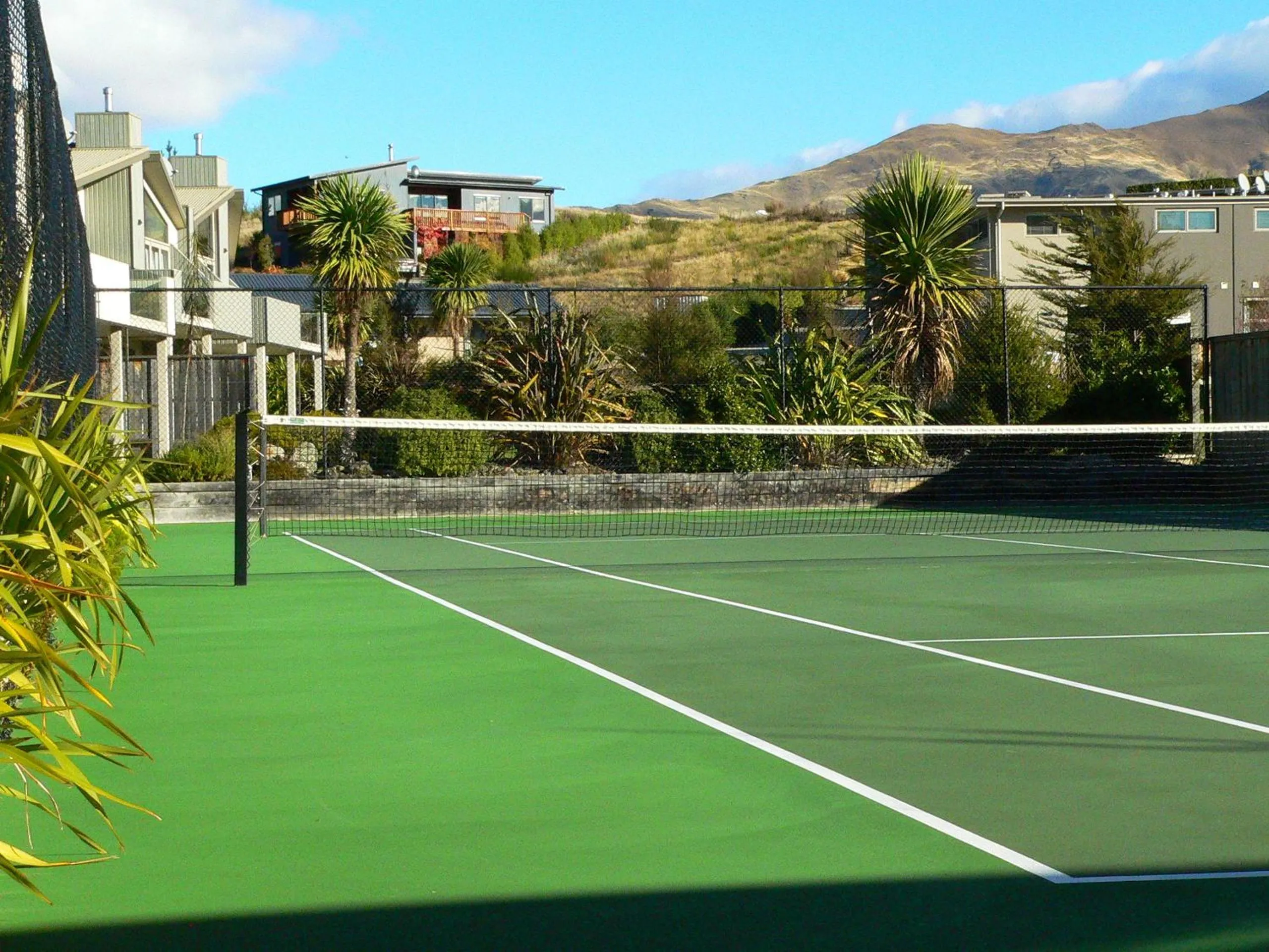 Tennis court in Alpine Resort Wanaka THC Hotels and Resorts
