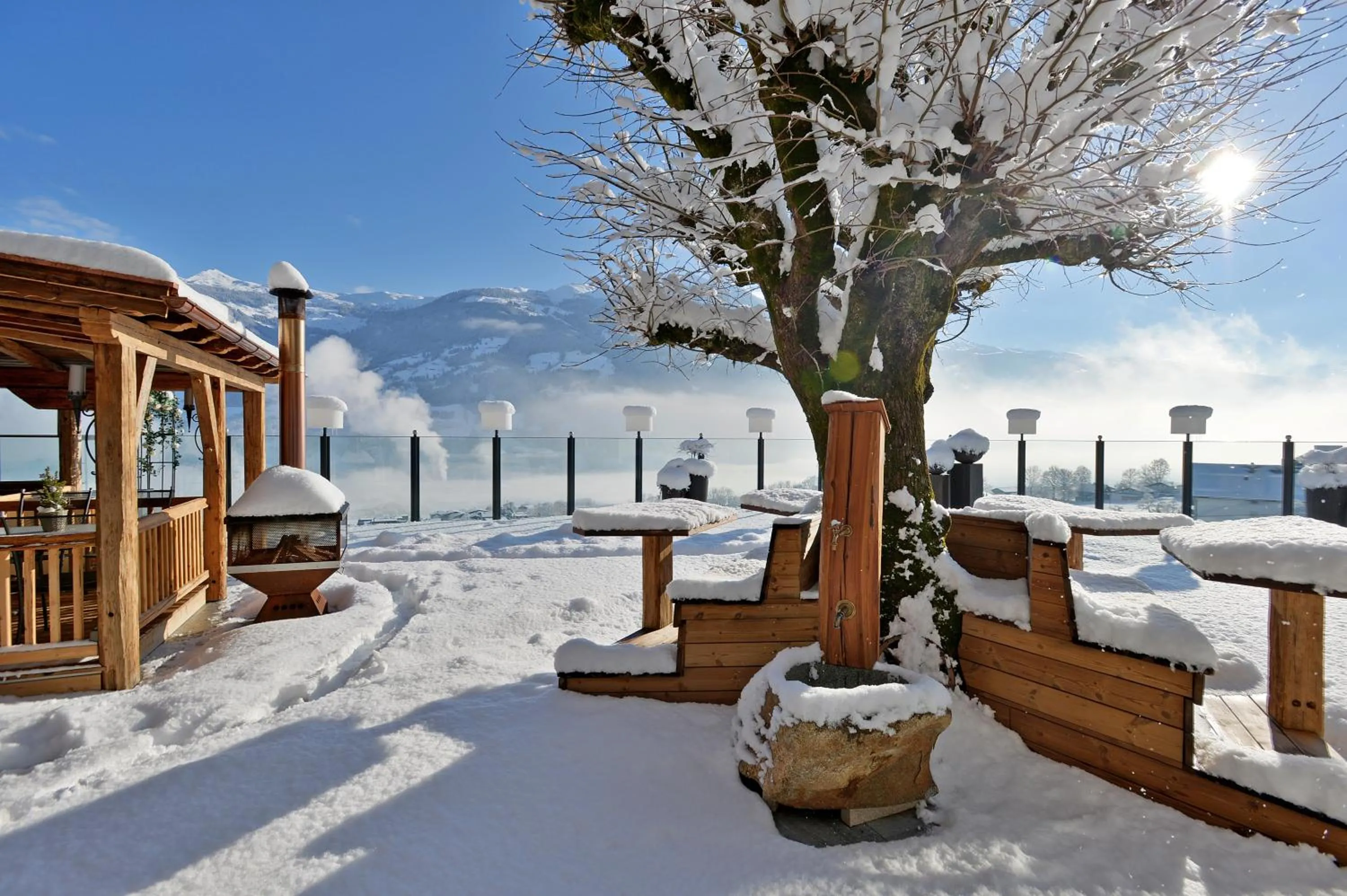 Winter in Hotel Waldfriede - Der Logenplatz im Zillertal