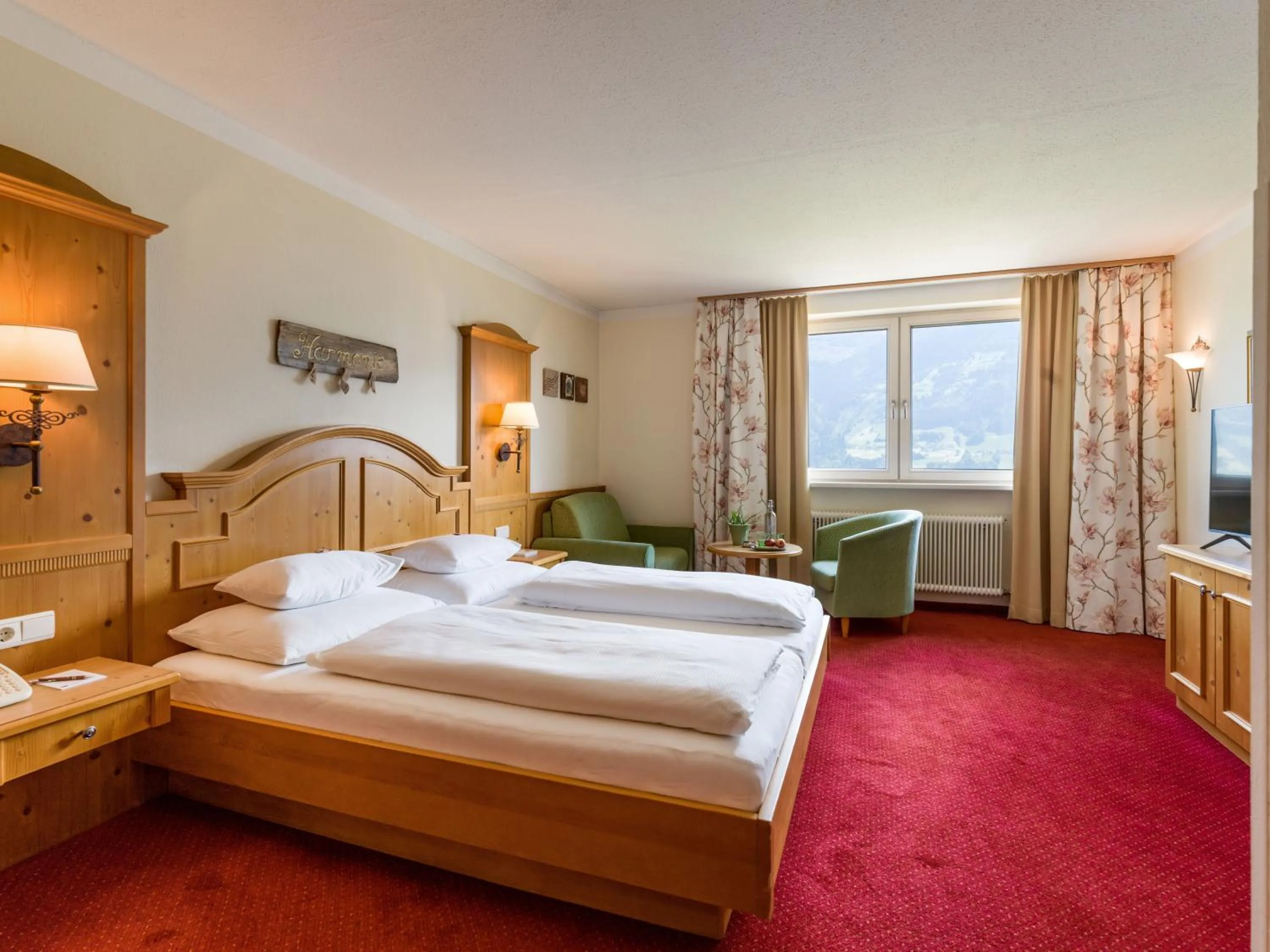 Double Room with Panoramic View - single occupancy in Hotel Waldfriede - Der Logenplatz im Zillertal