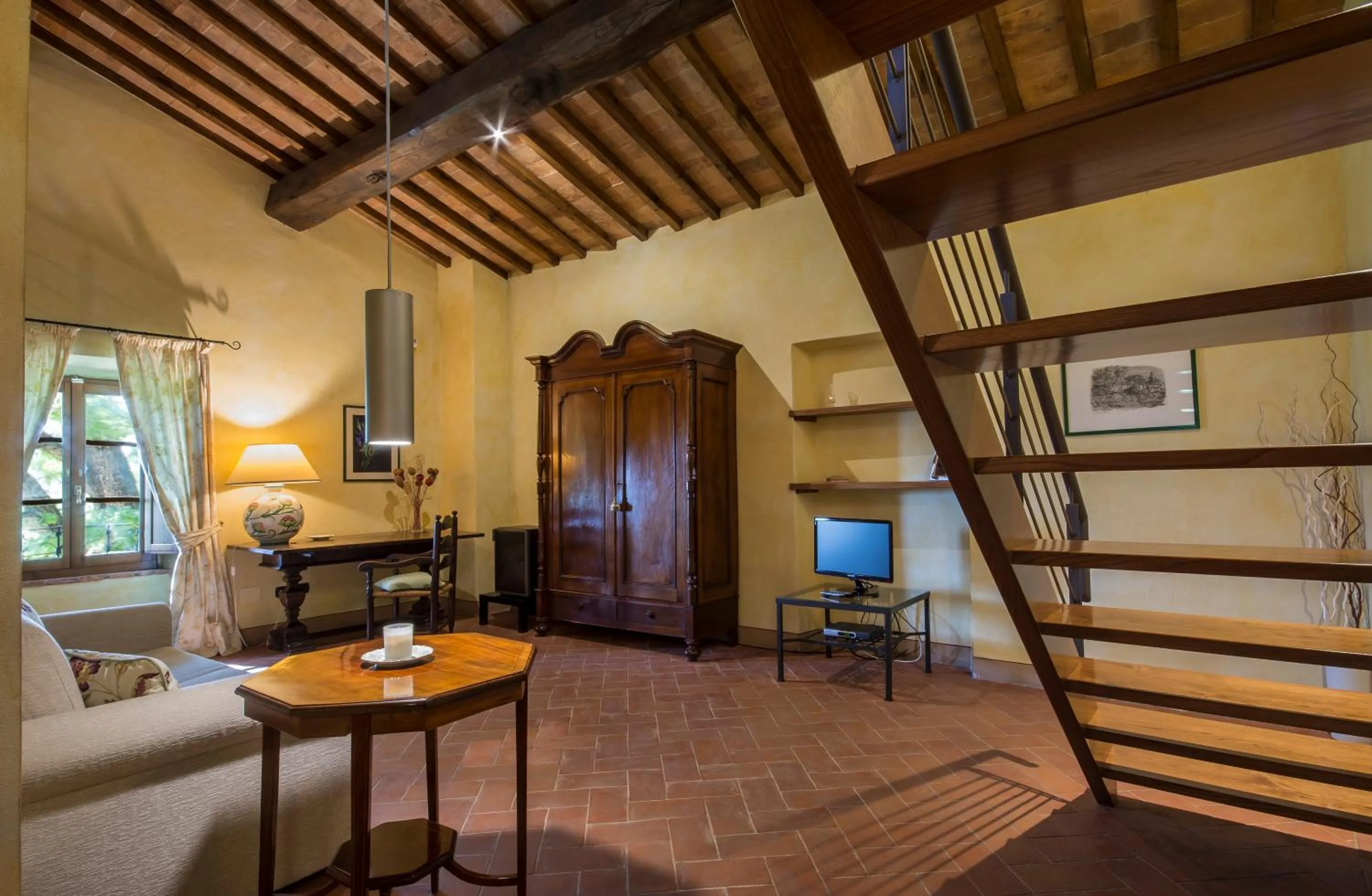 Living room in Il Nido di Gabbiano
