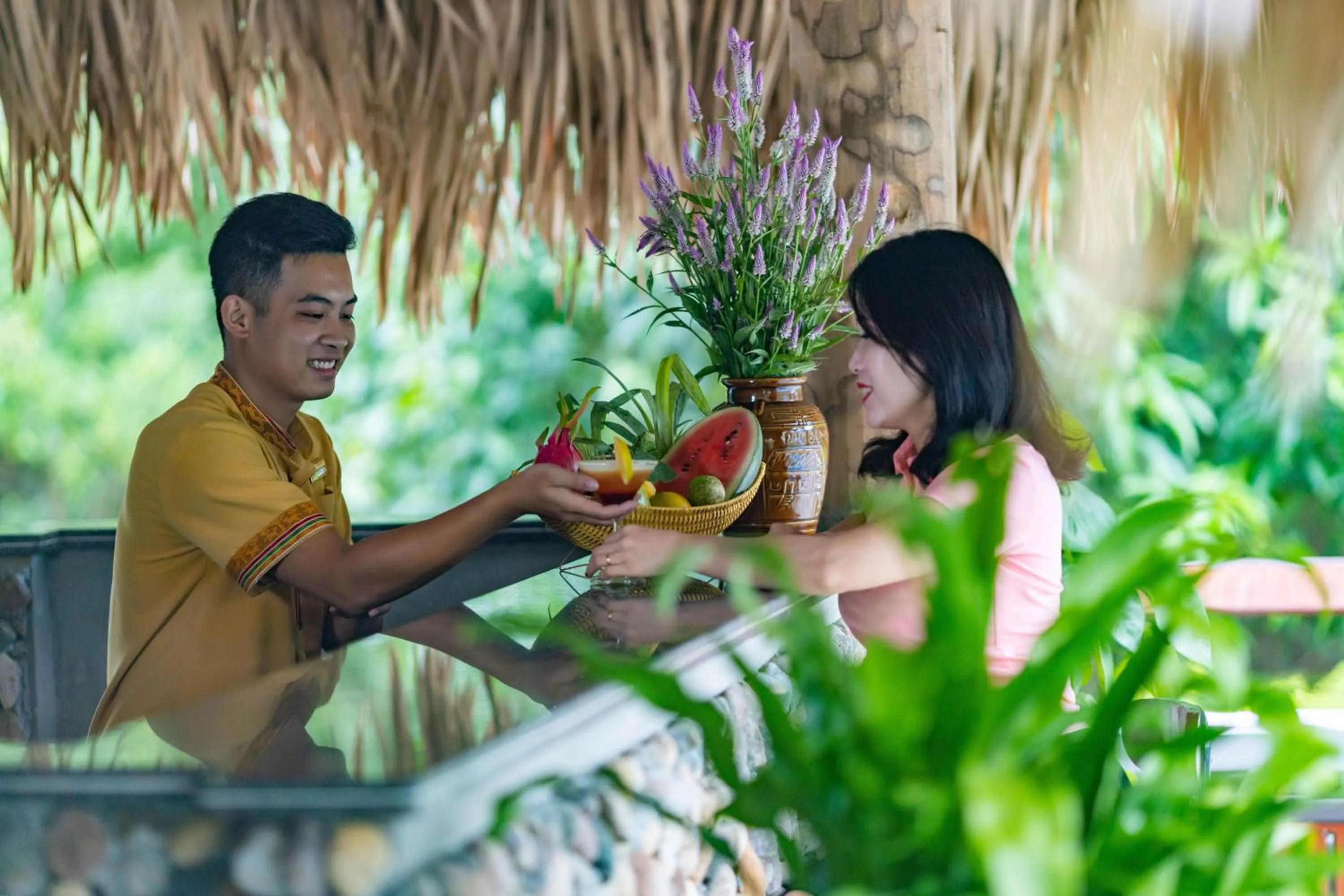 Drinks in Mai Chau Mountain View Resort