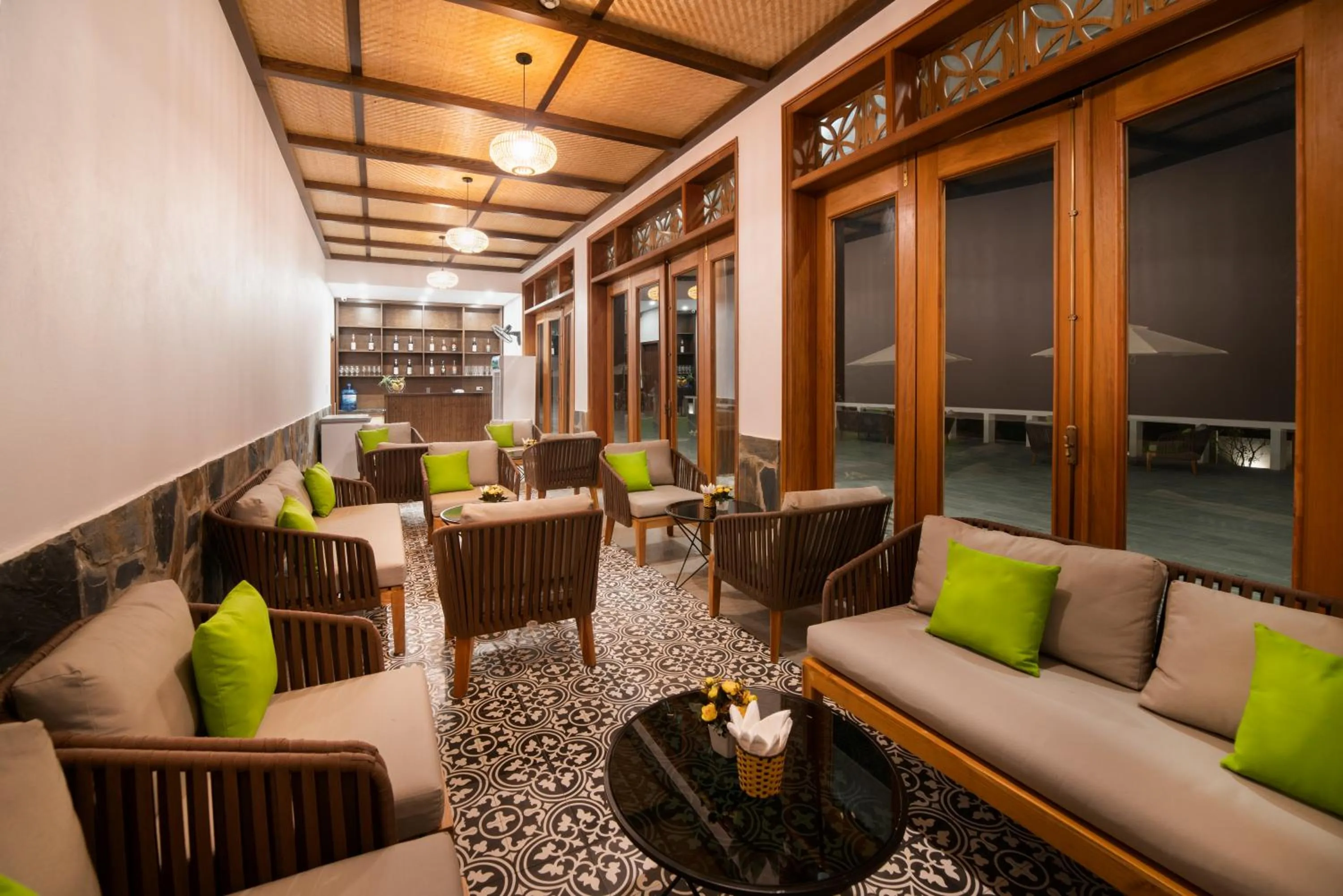 Lounge or bar in Mai Chau Mountain View Resort