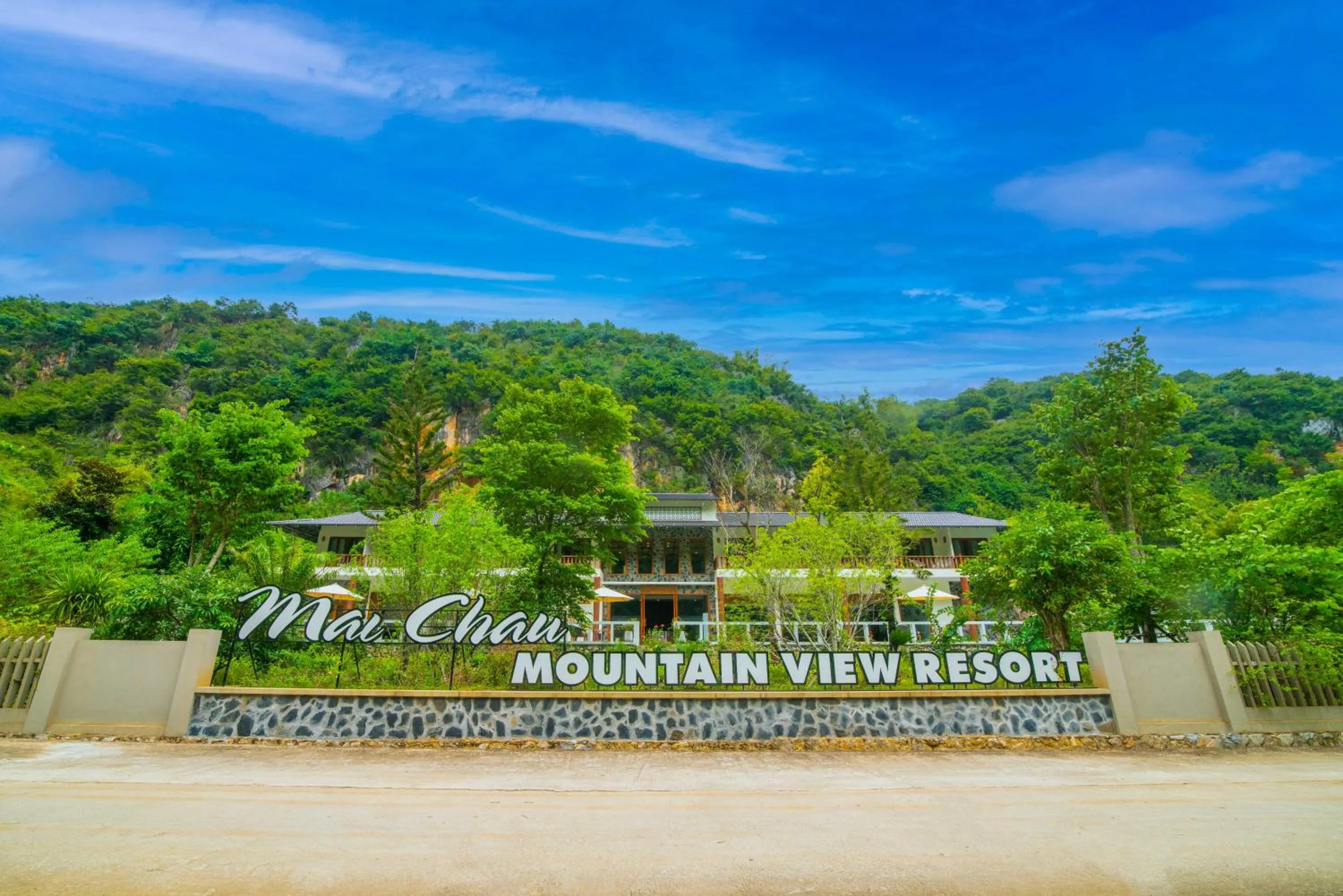 Property logo or sign in Mai Chau Mountain View Resort