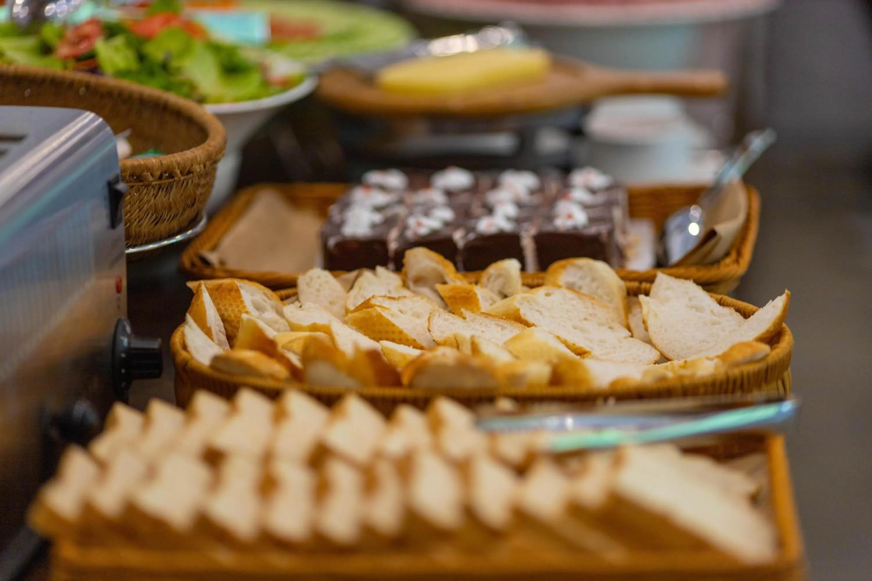 Buffet breakfast in Mai Chau Mountain View Resort