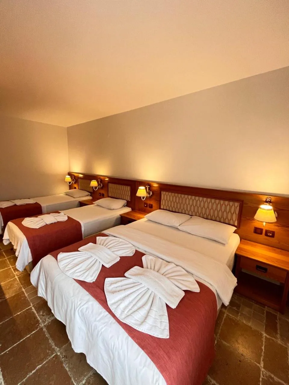 Bed in Yelken Hotel Akyaka