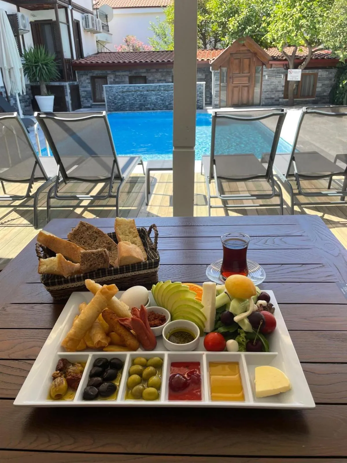 Breakfast in Yelken Hotel Akyaka