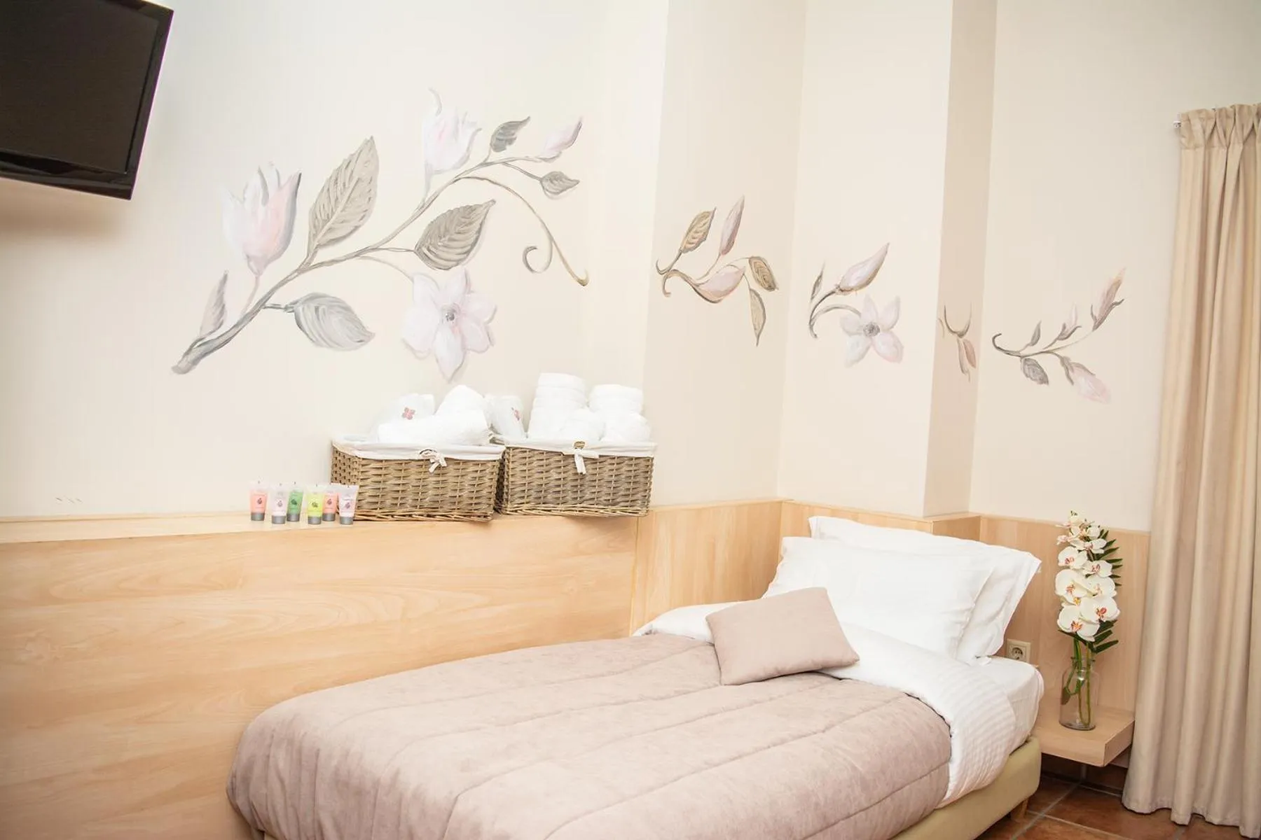 Bedroom, Bed in Platamon Centrale