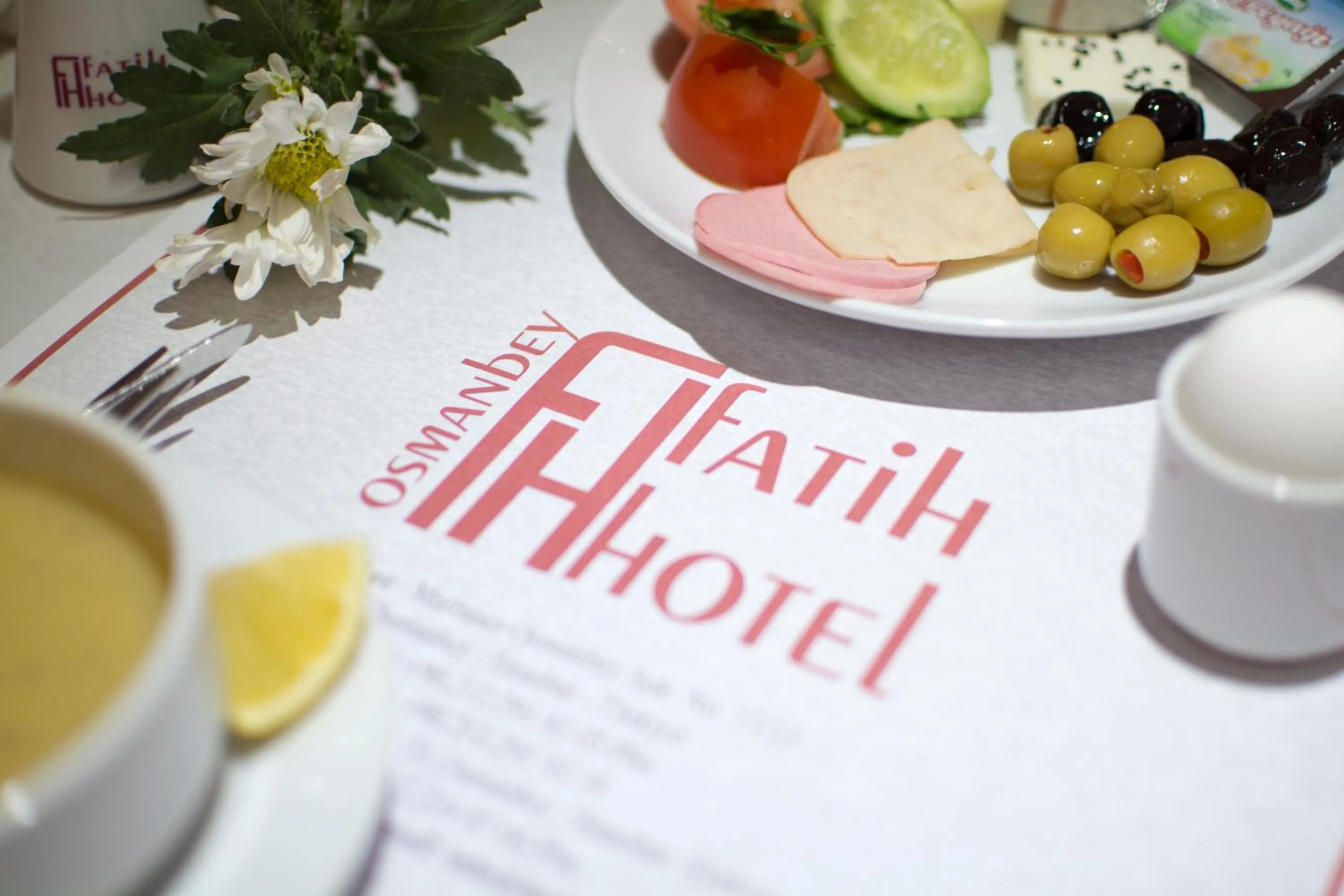 Food close-up in Osmanbey Fatih Hotel