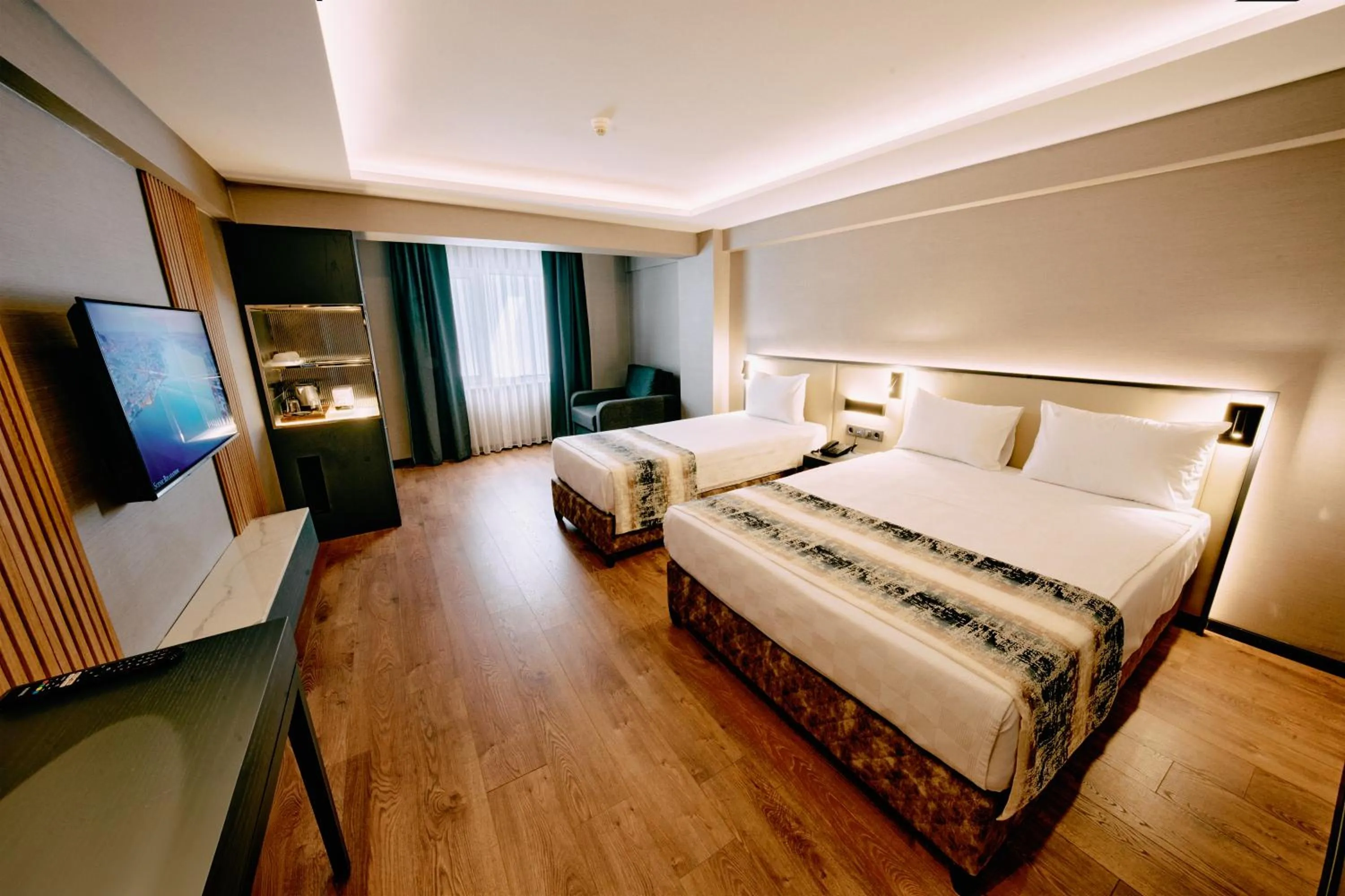 Photo of the whole room, Bed in Osmanbey Fatih Hotel