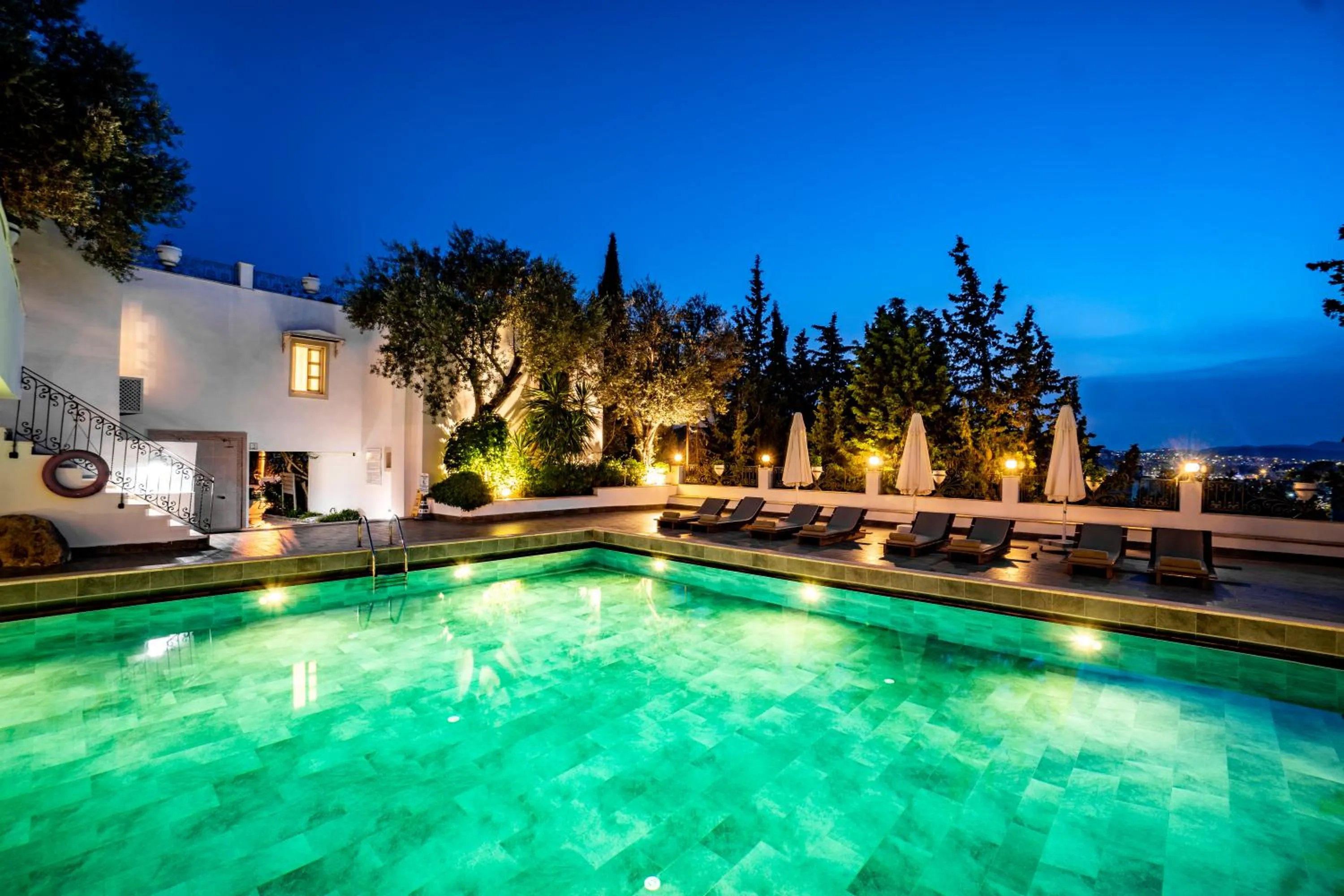 Swimming pool in Manzara Boutique Hotel - Adults Only