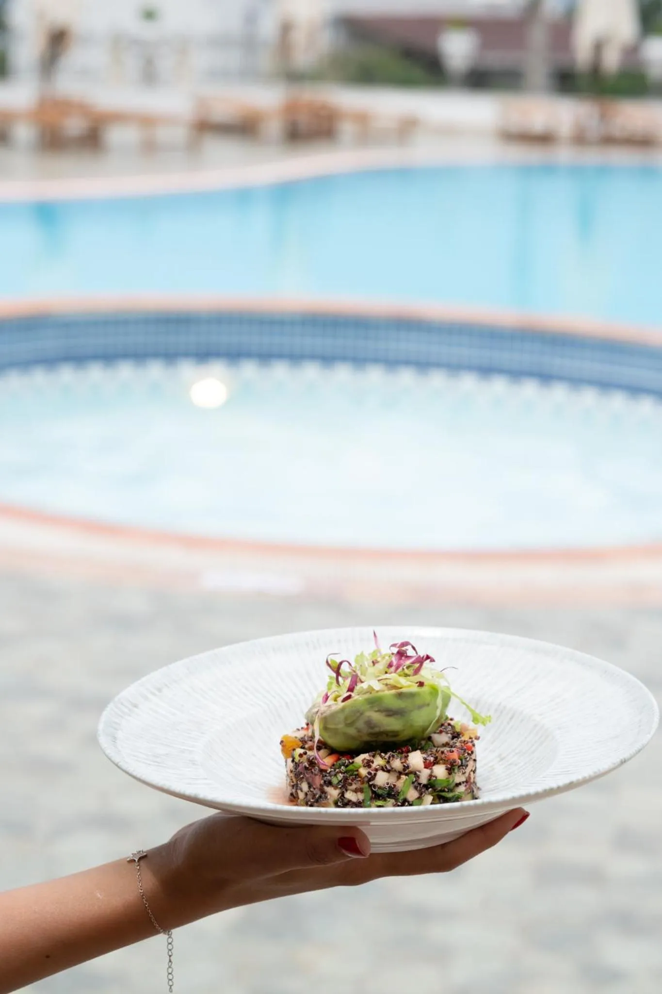 Swimming pool in Elementa Boutique Hotel - Adults Only