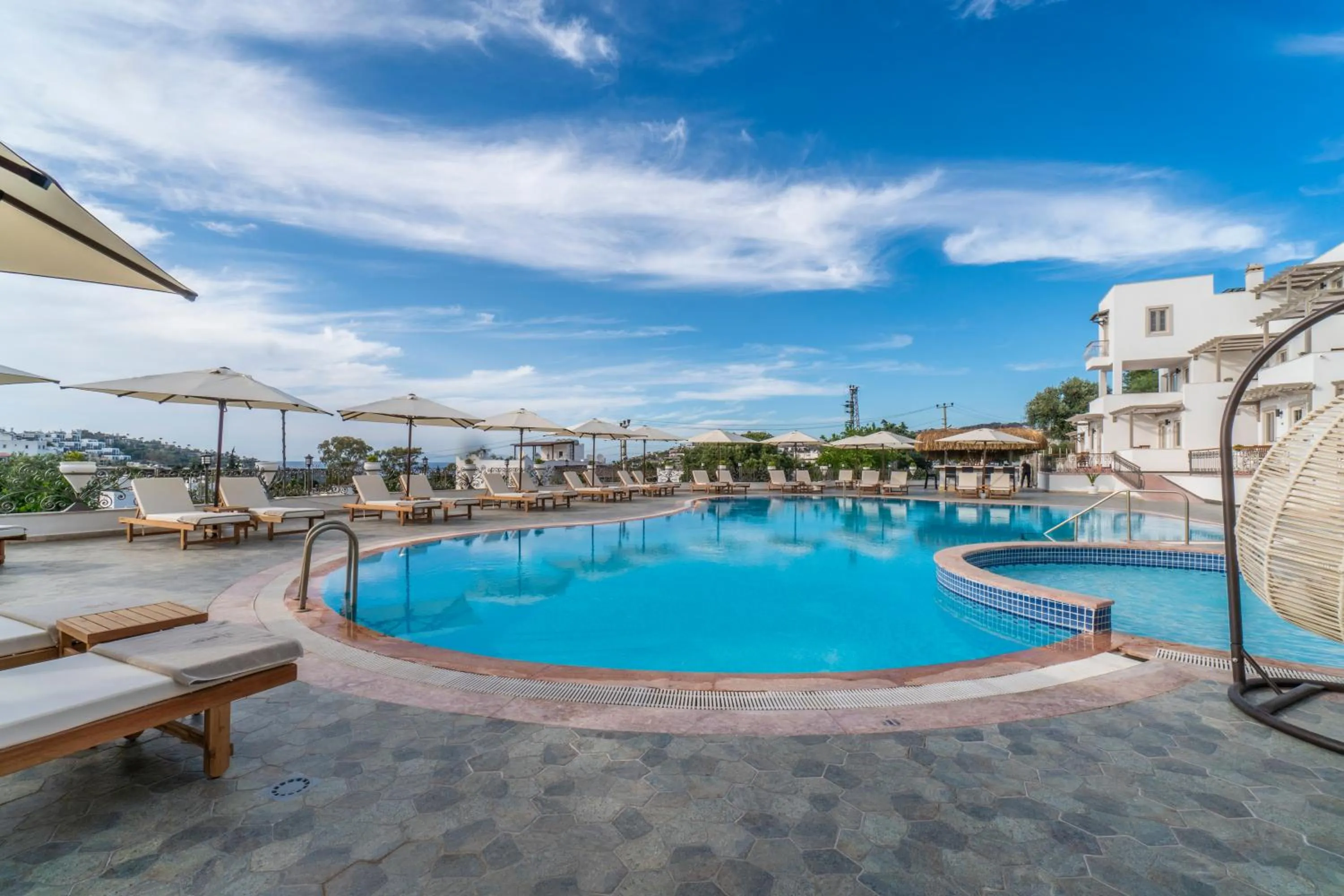 Swimming pool in Elementa Boutique Hotel - Adults Only