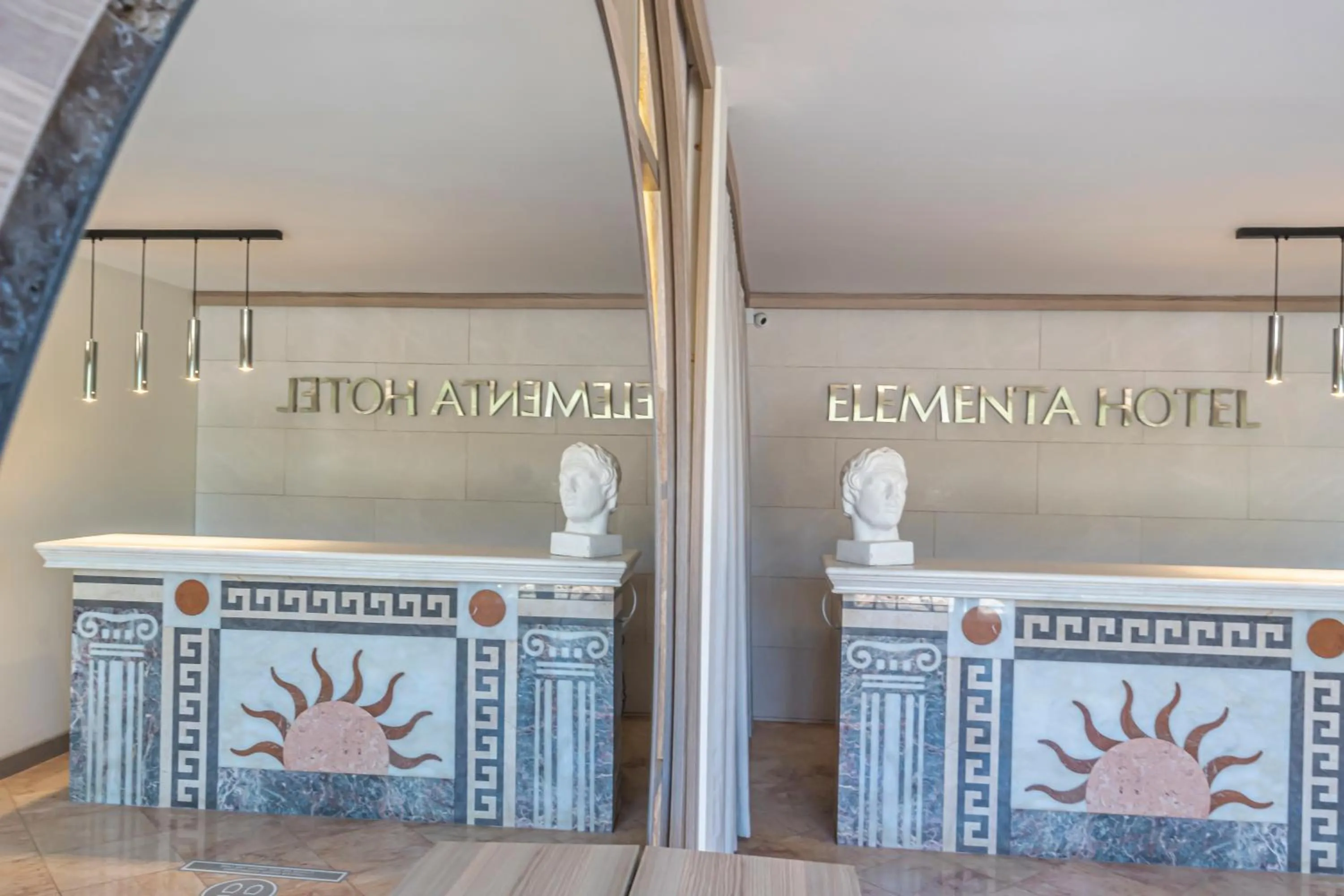Lobby or reception in Elementa Boutique Hotel - Adults Only
