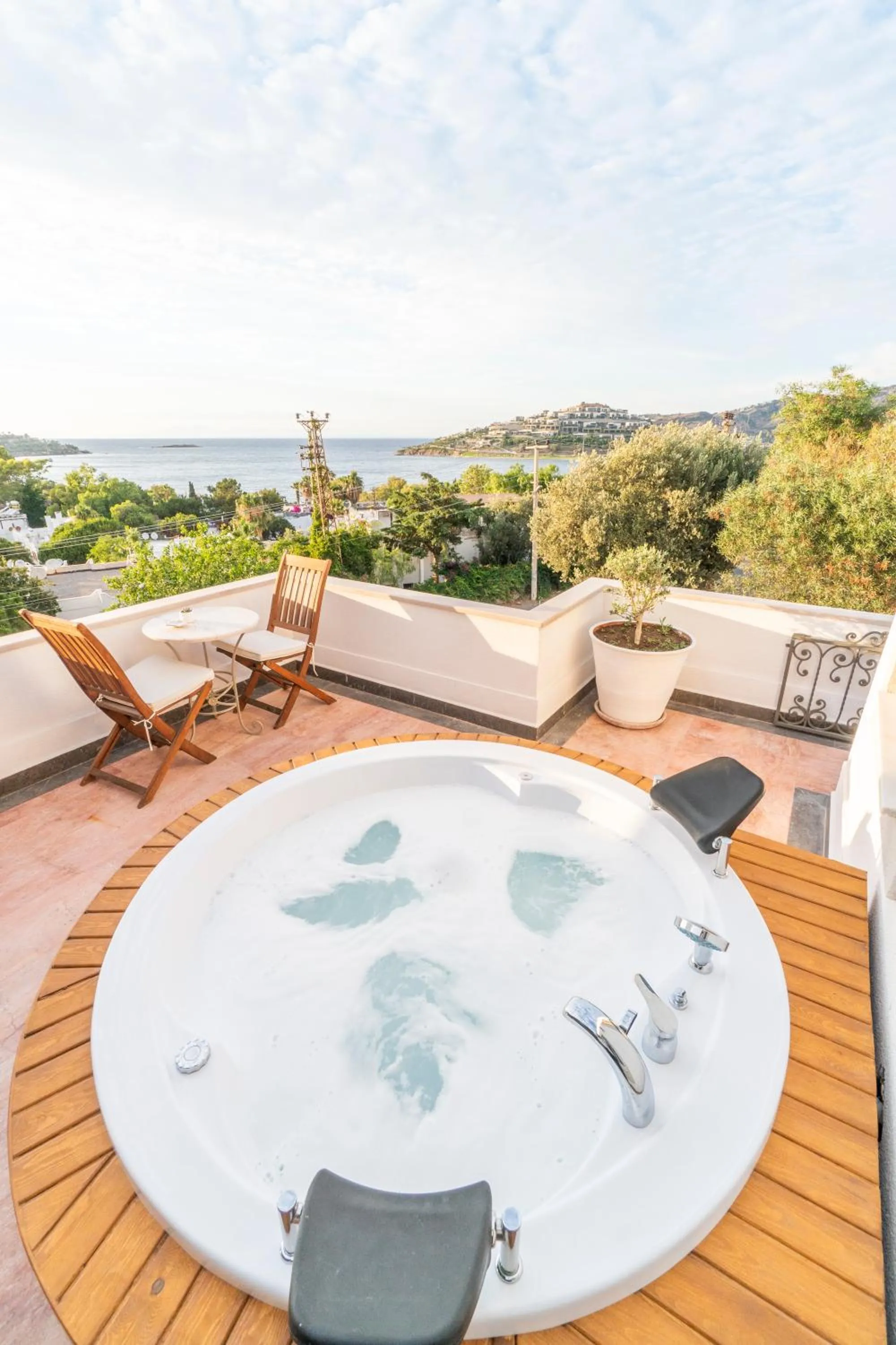 Balcony/Terrace in Elementa Boutique Hotel - Adults Only