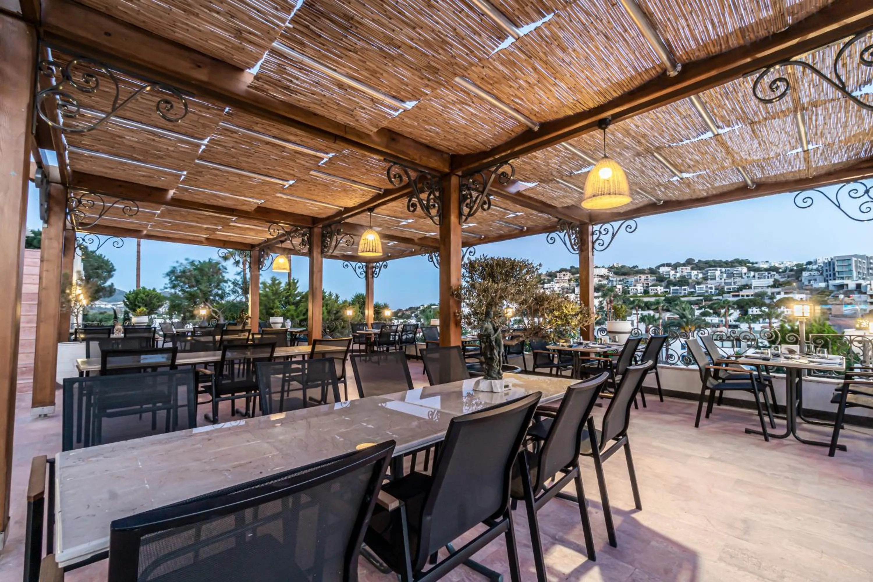 Patio in Elementa Boutique Hotel - Adults Only