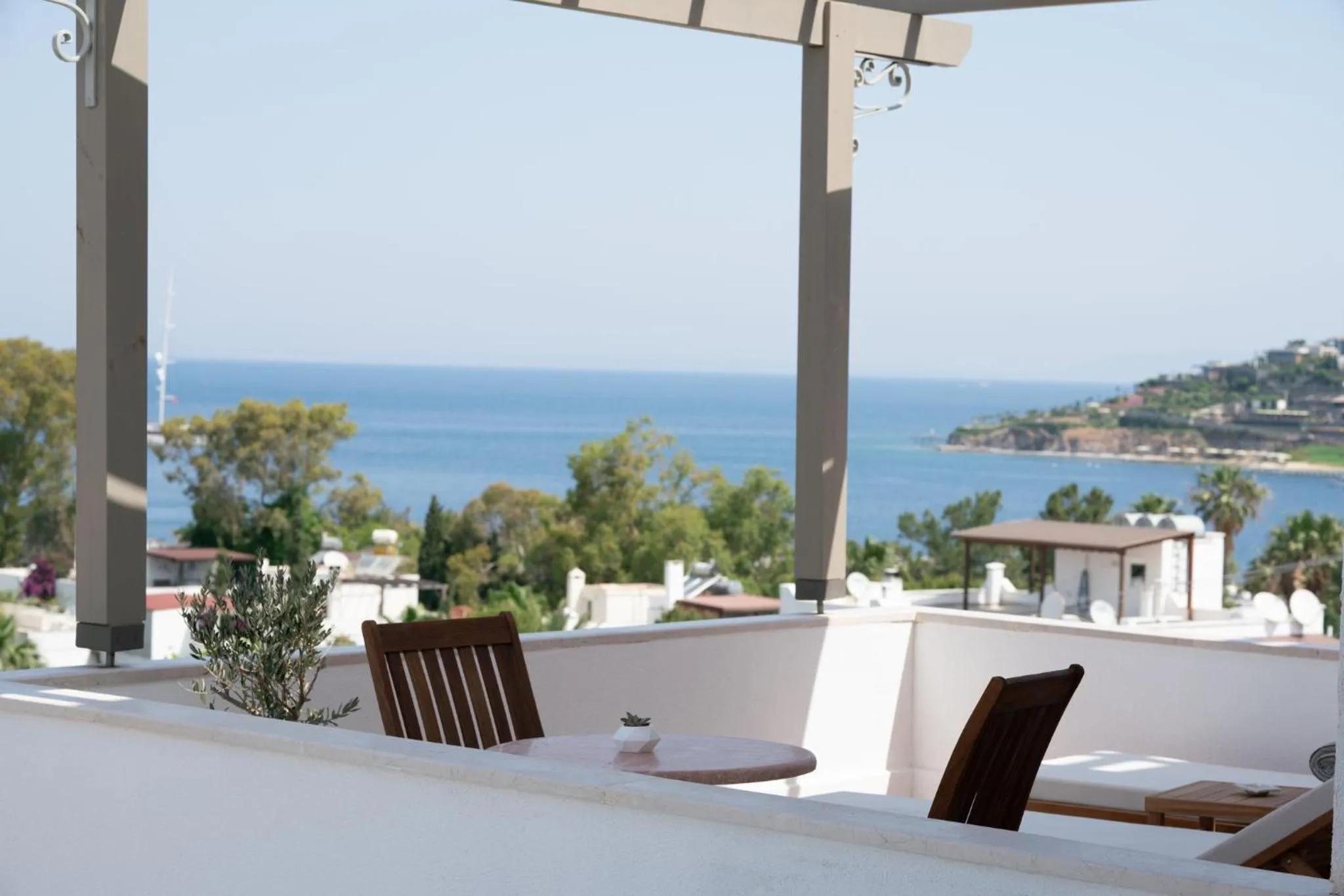 Balcony/Terrace in Elementa Boutique Hotel - Adults Only