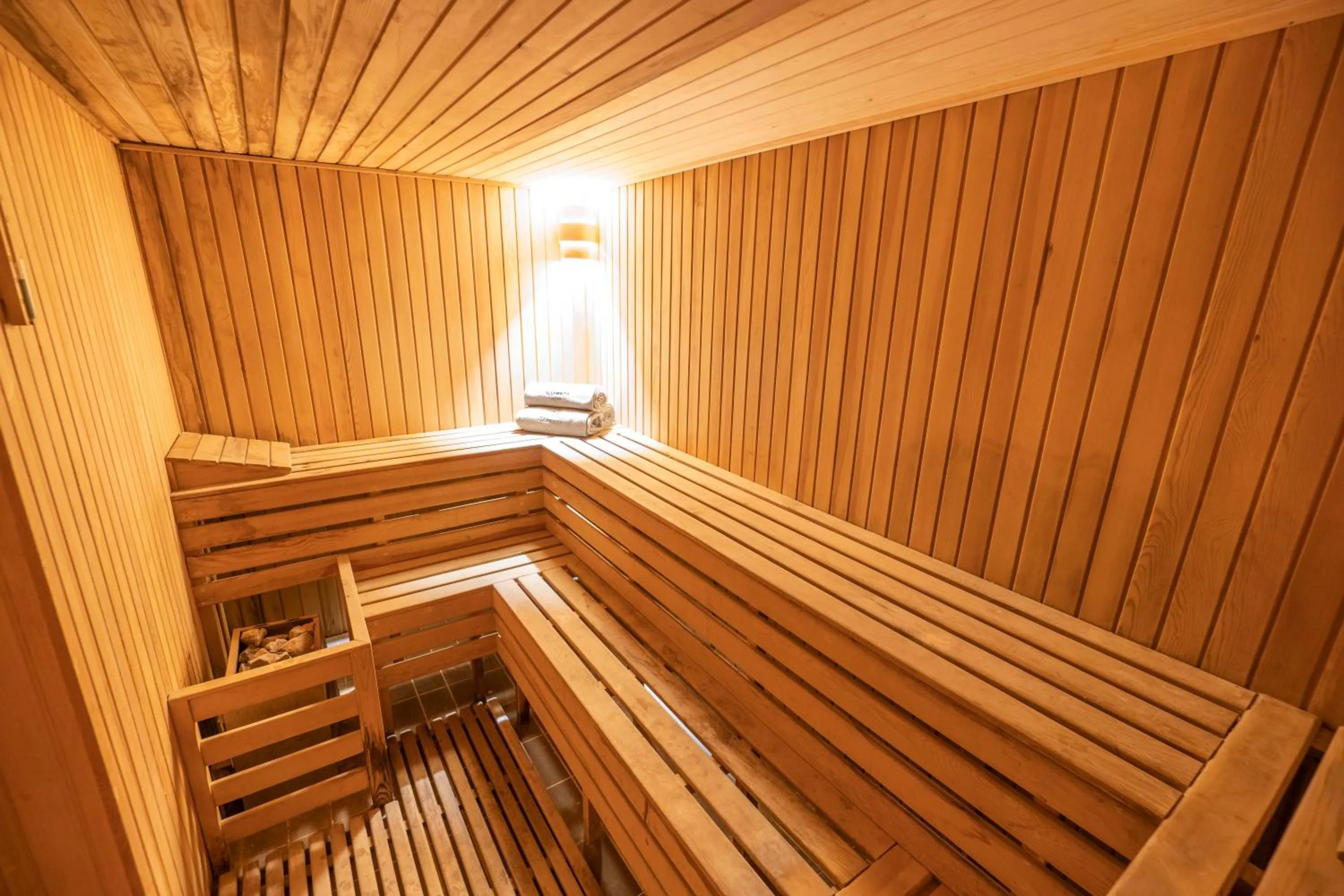 Sauna in Elementa Boutique Hotel - Adults Only