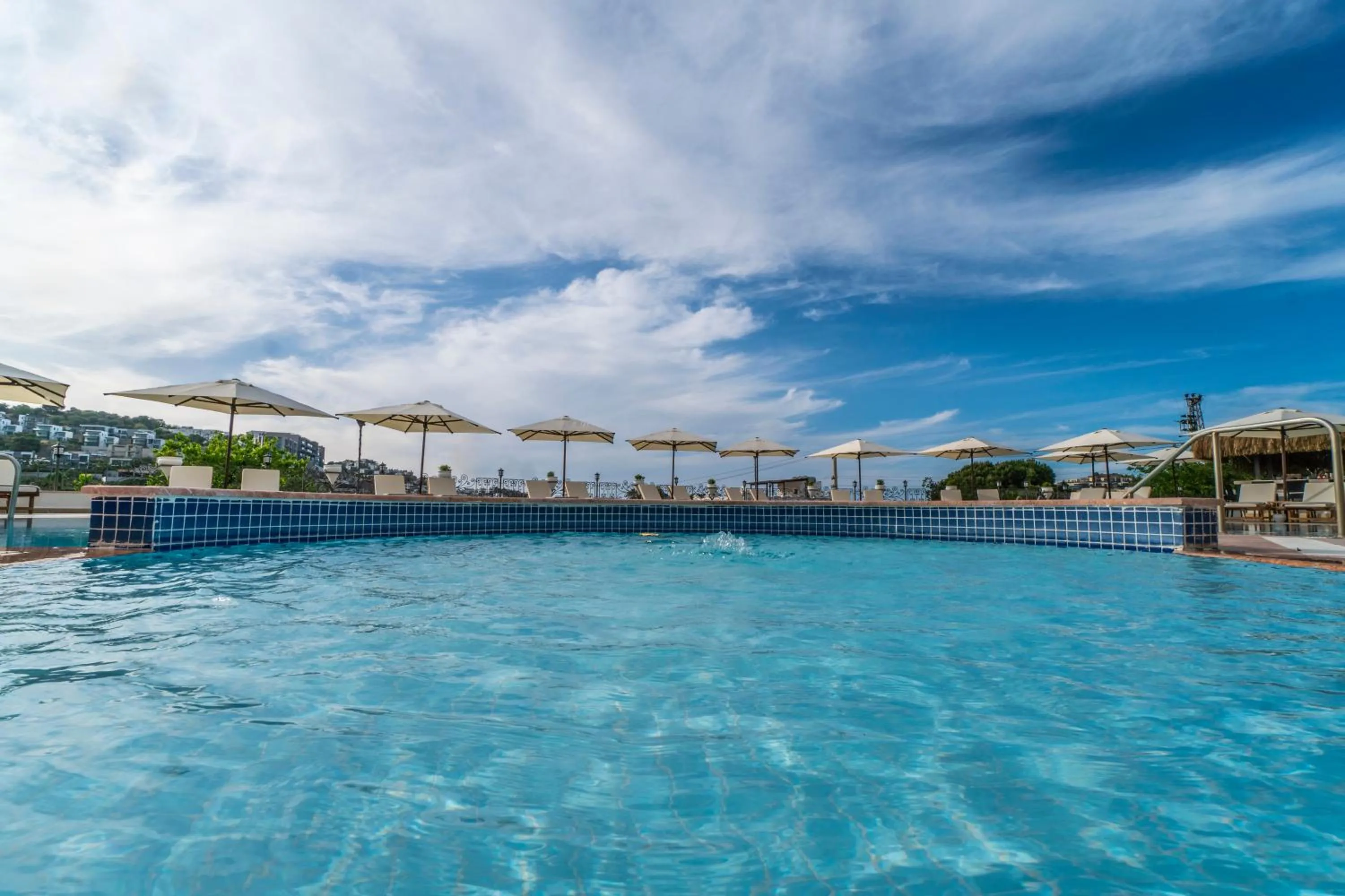 Pool view in Elementa Boutique Hotel - Adults Only