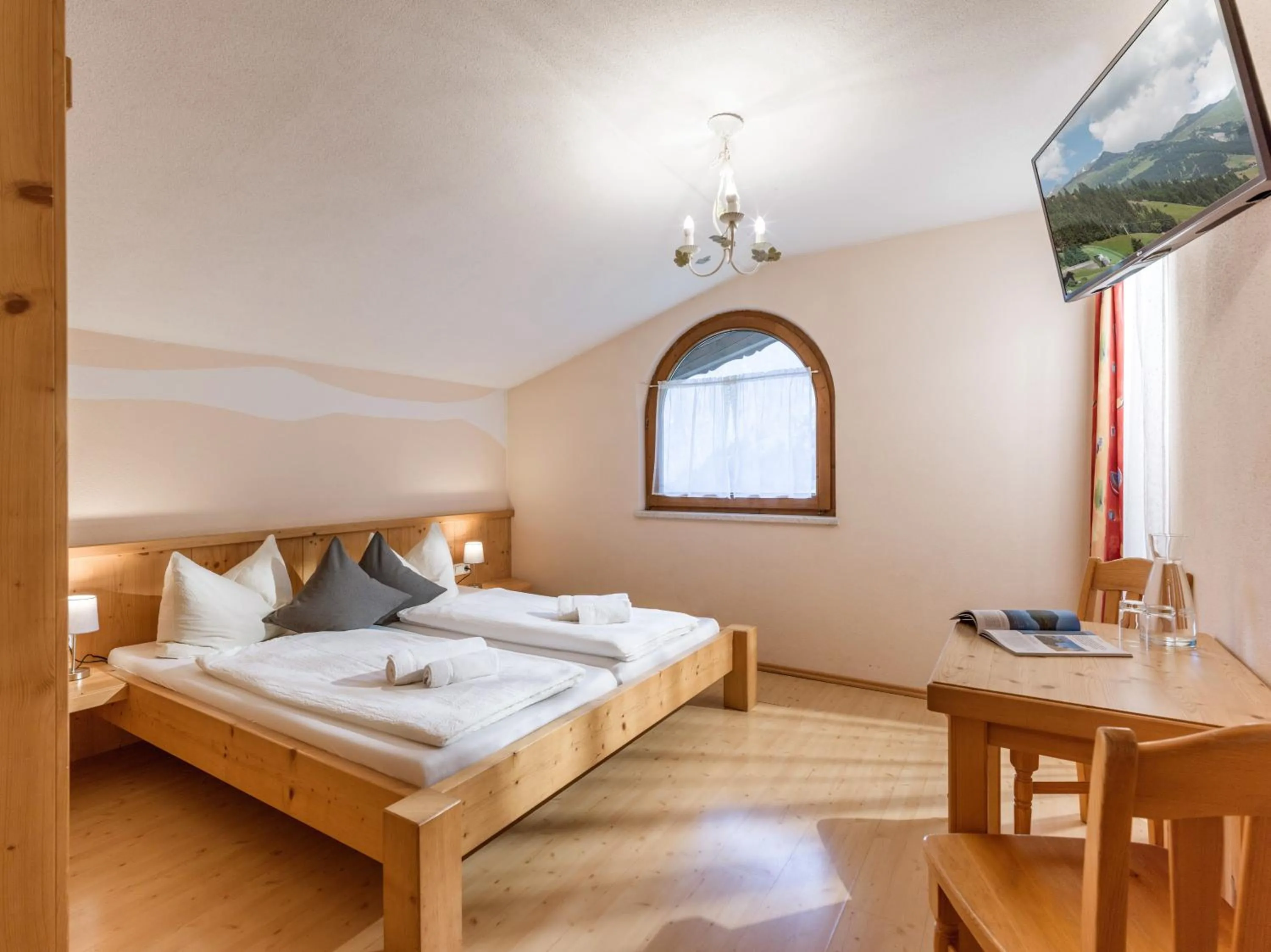 Bed in Ferienhaus Kröll