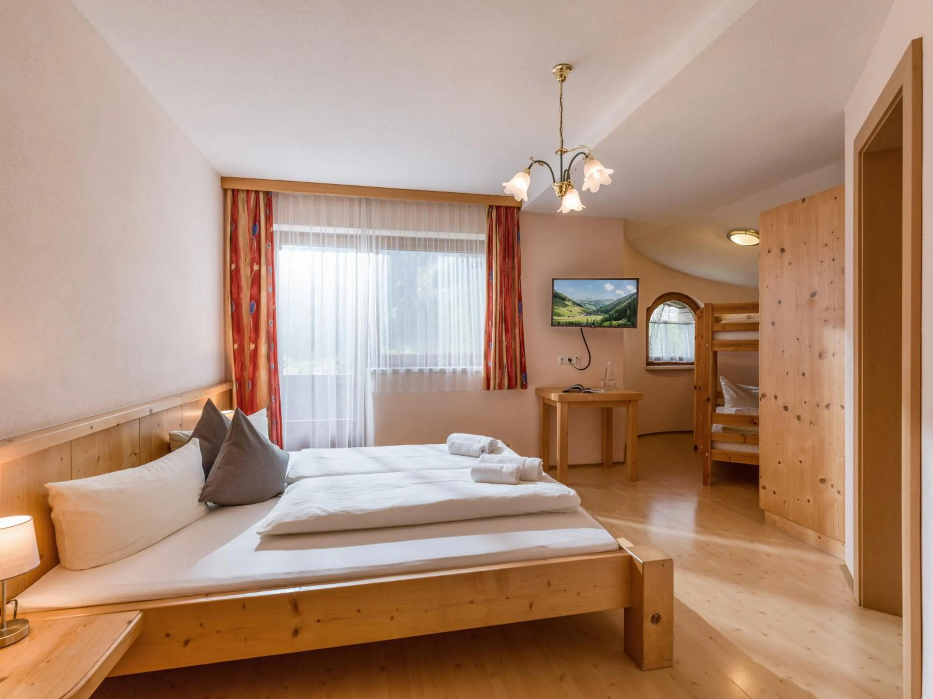 Bed in Ferienhaus Kröll