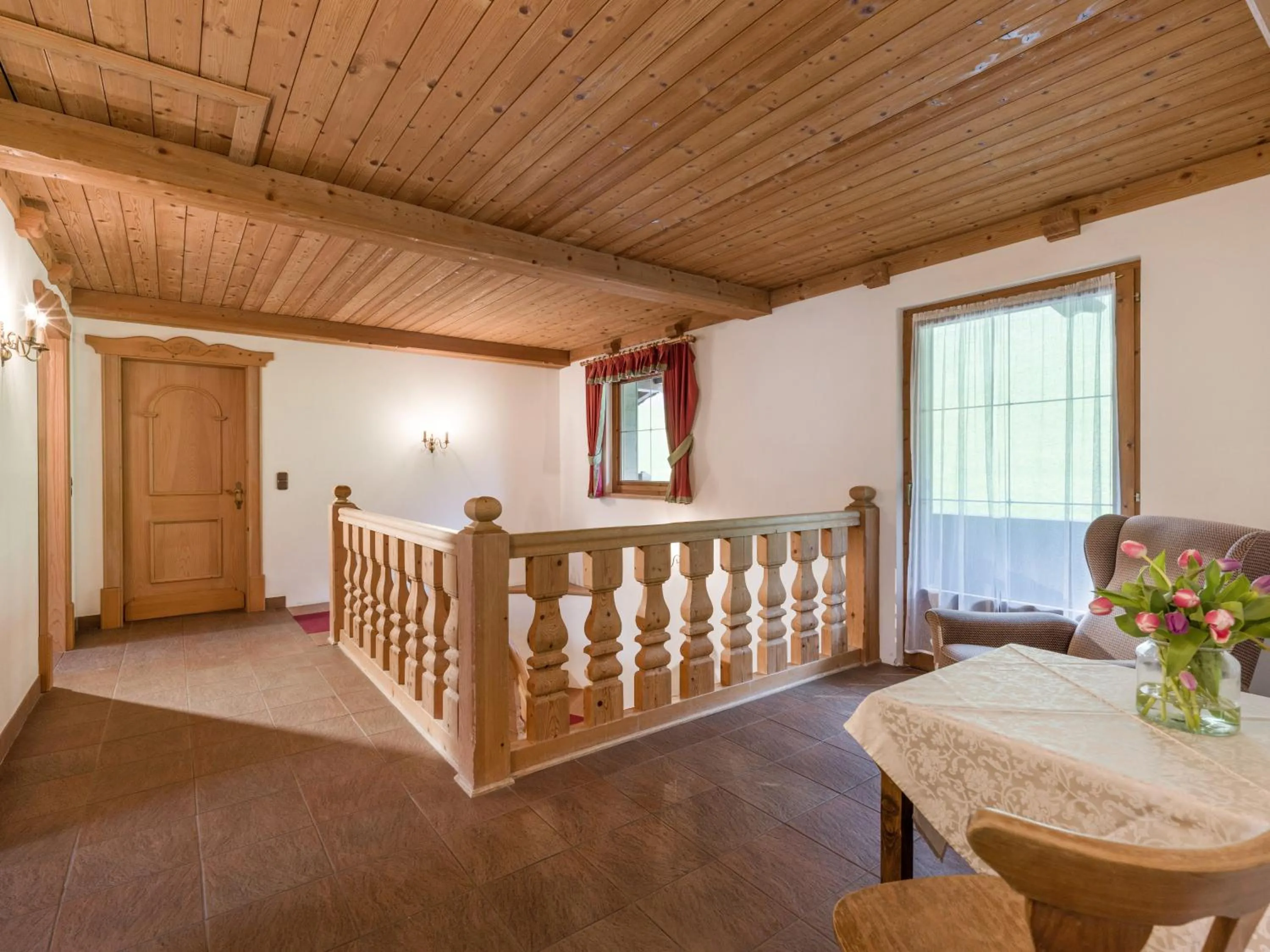 Area and facilities, Bed in Ferienhaus Kröll