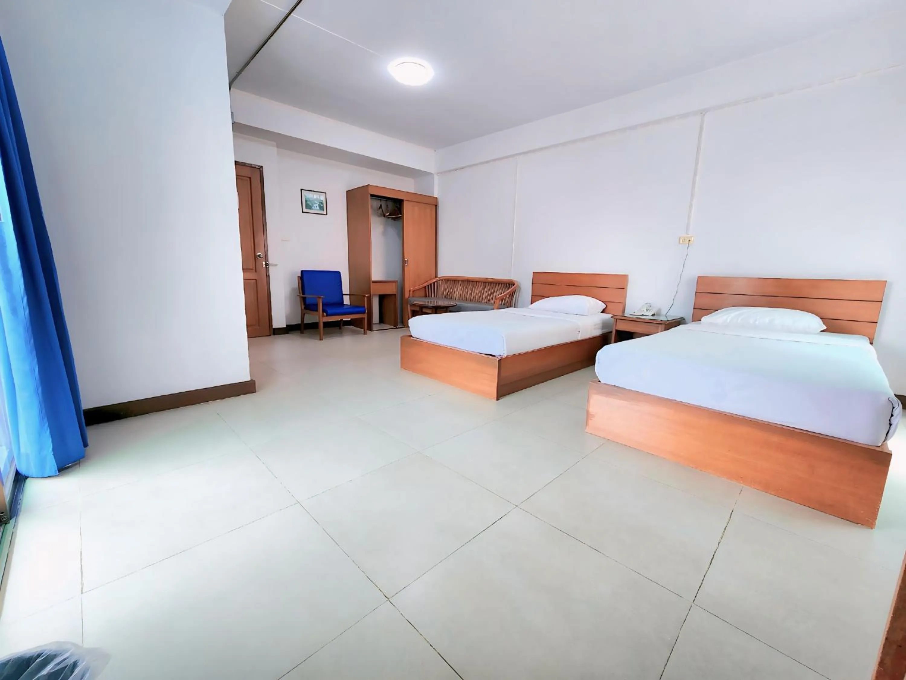 Bed in Siam Palace Hotel