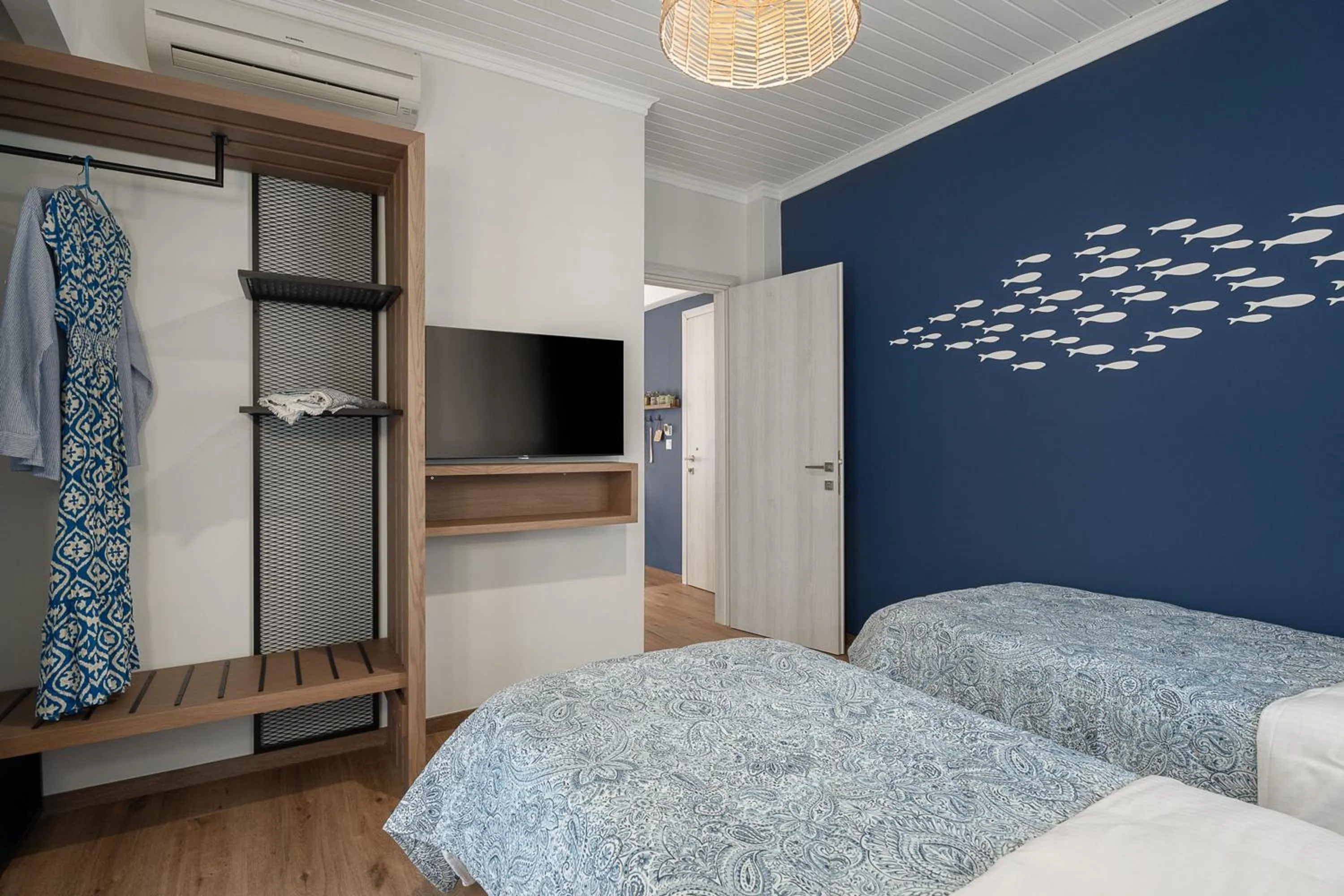 Bed in Captain's Seafront Apartments