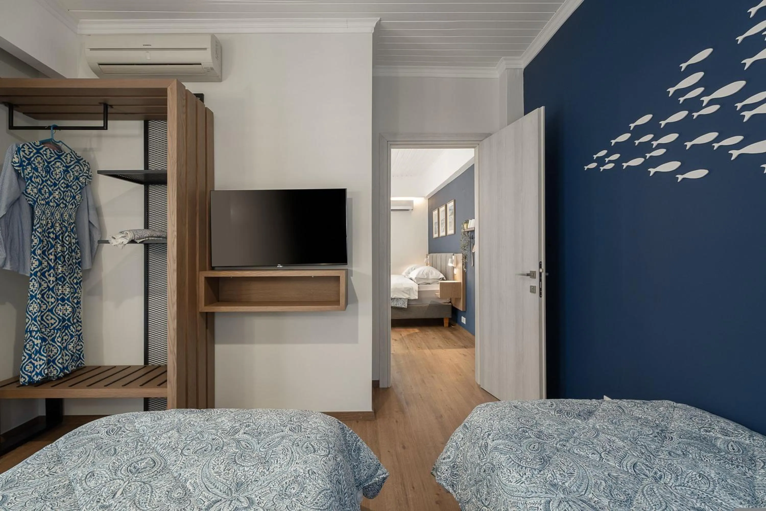 Bed in Captain's Seafront Apartments