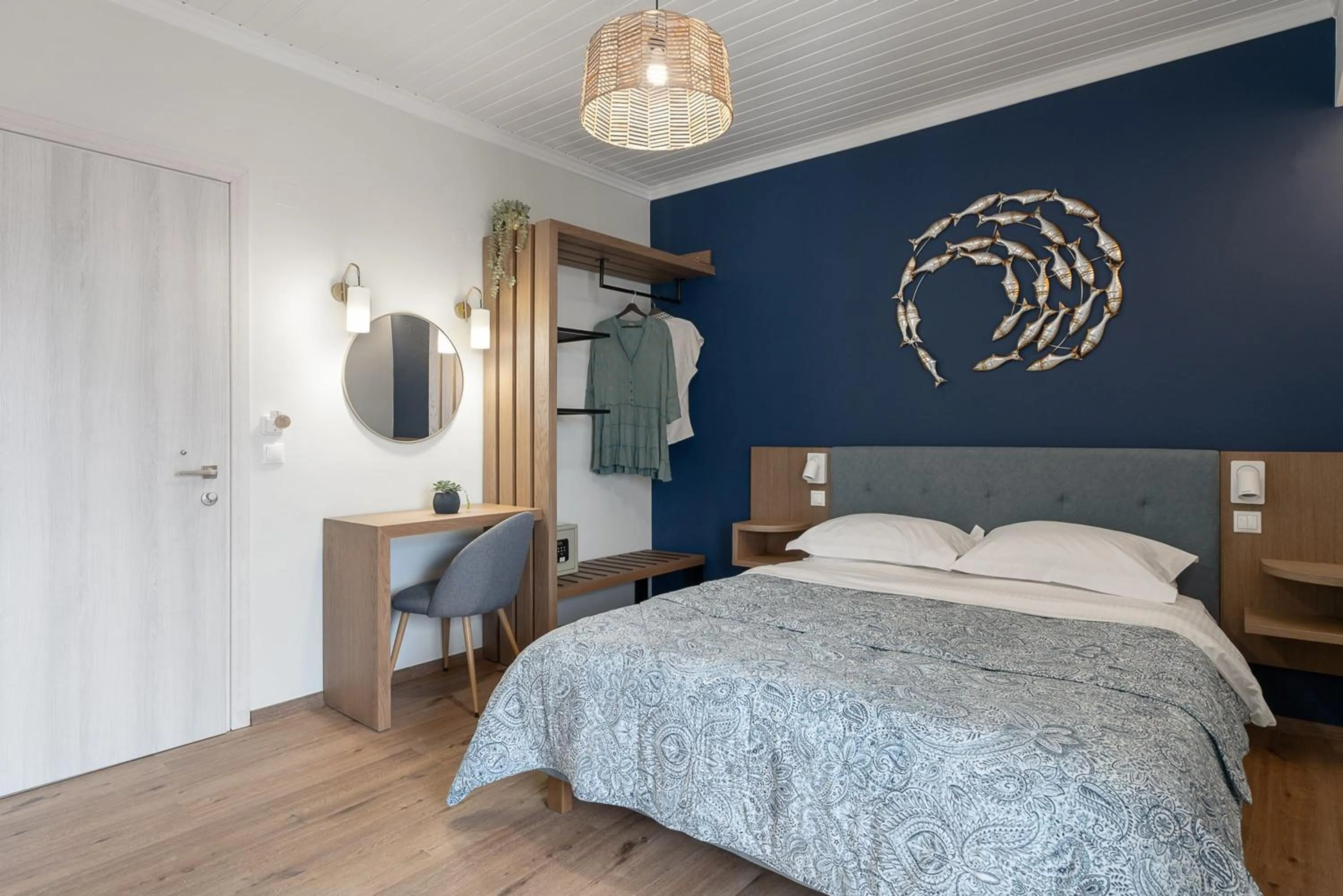 Bed in Captain's Seafront Apartments